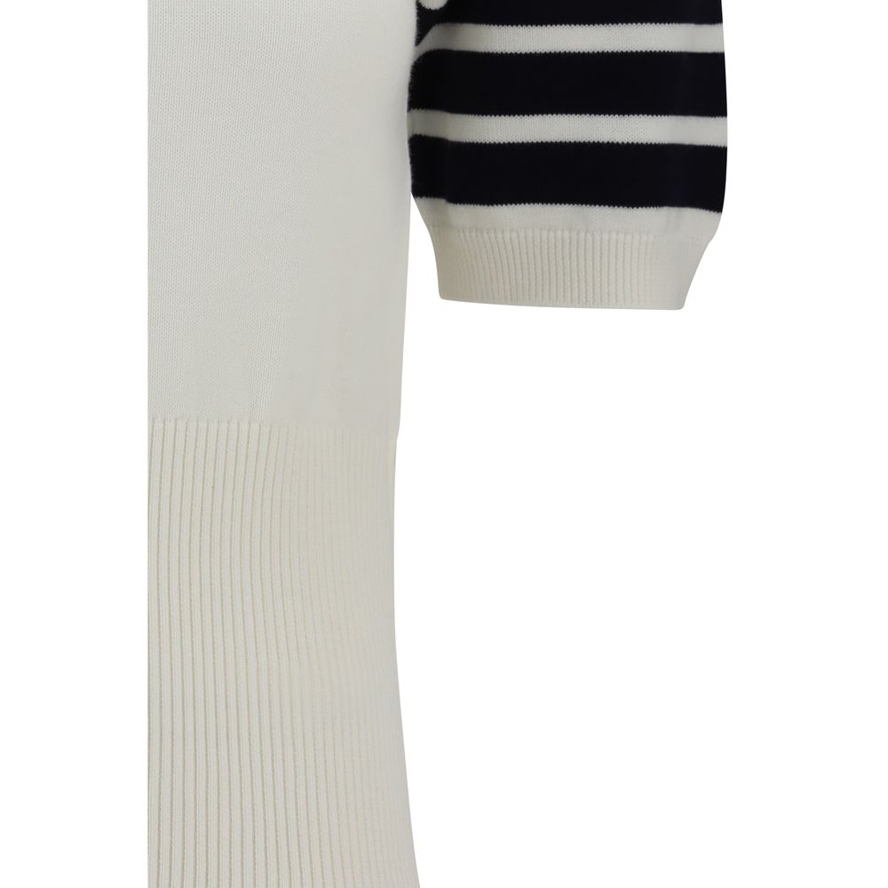 Thom Browne White Cotton Women's T-Shirt