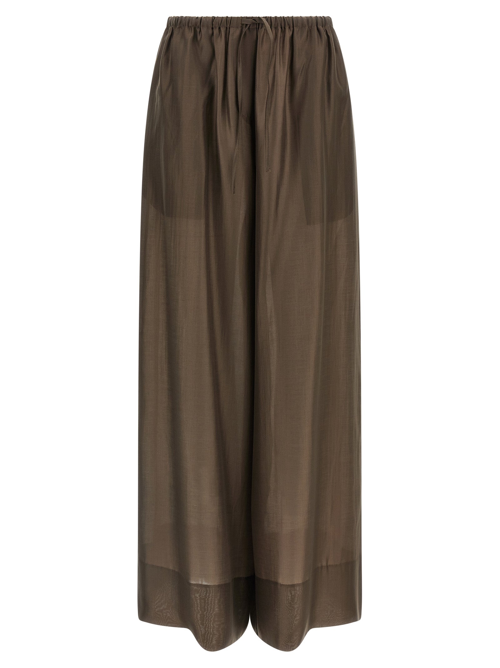 Entire Studios Brown Tencel Casual Women's Pants