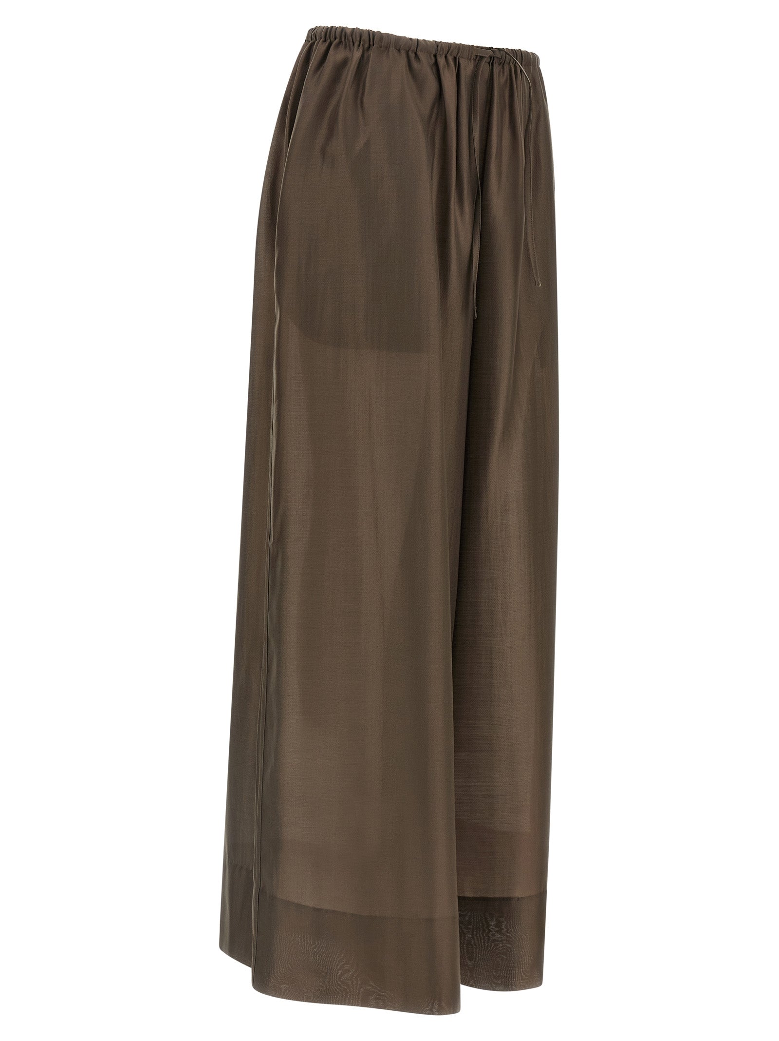Entire Studios Brown Tencel Casual Women's Pants