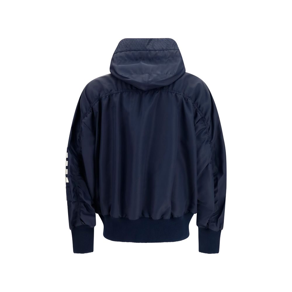 Thom Browne Black Cotton Shell Men's Jacket