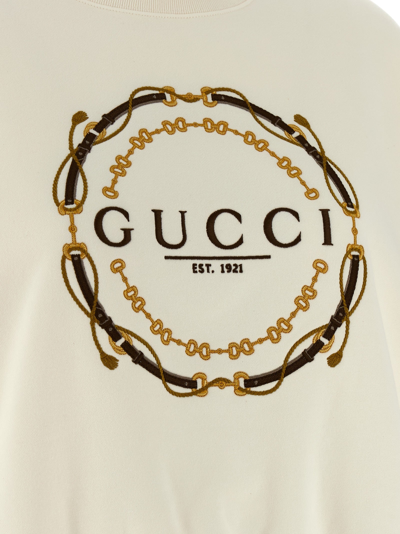 Gucci White Cotton Women's Sweatshirt
