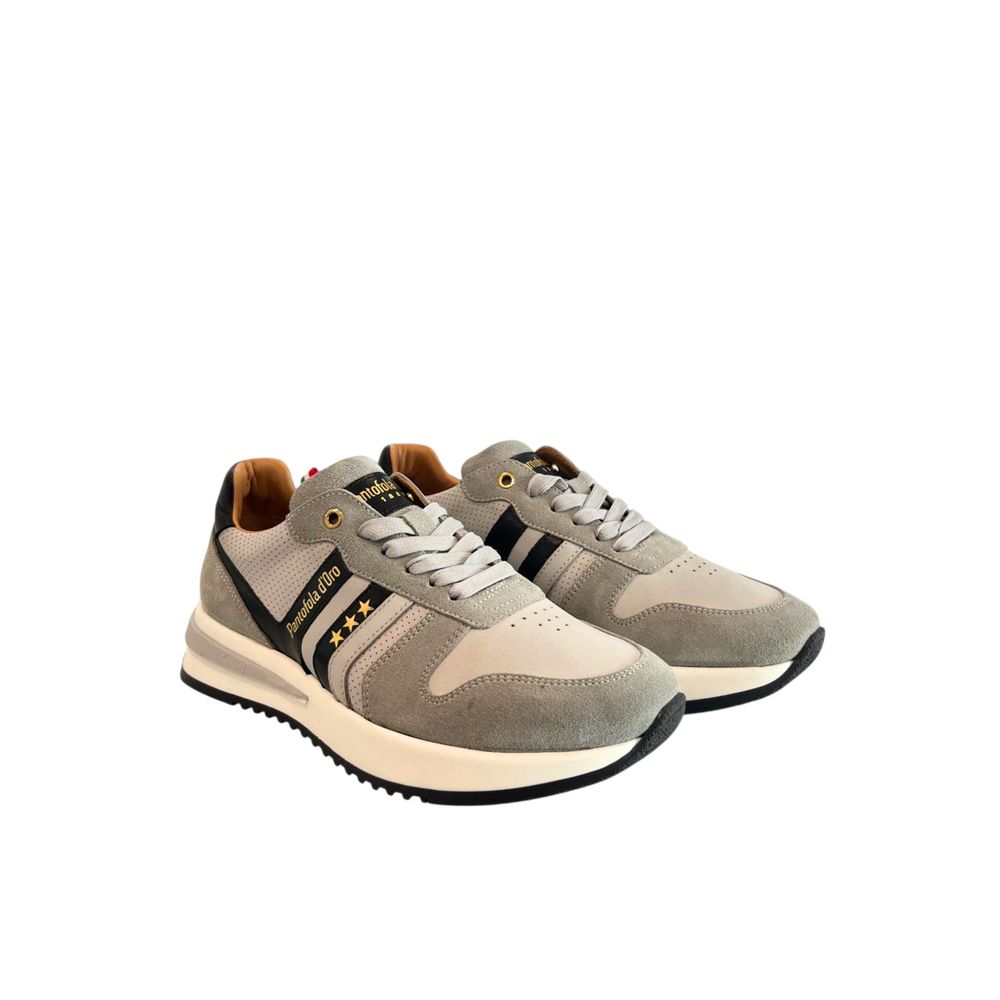 Pantofola D'Oro Grey Suede Men Men's Sneaker