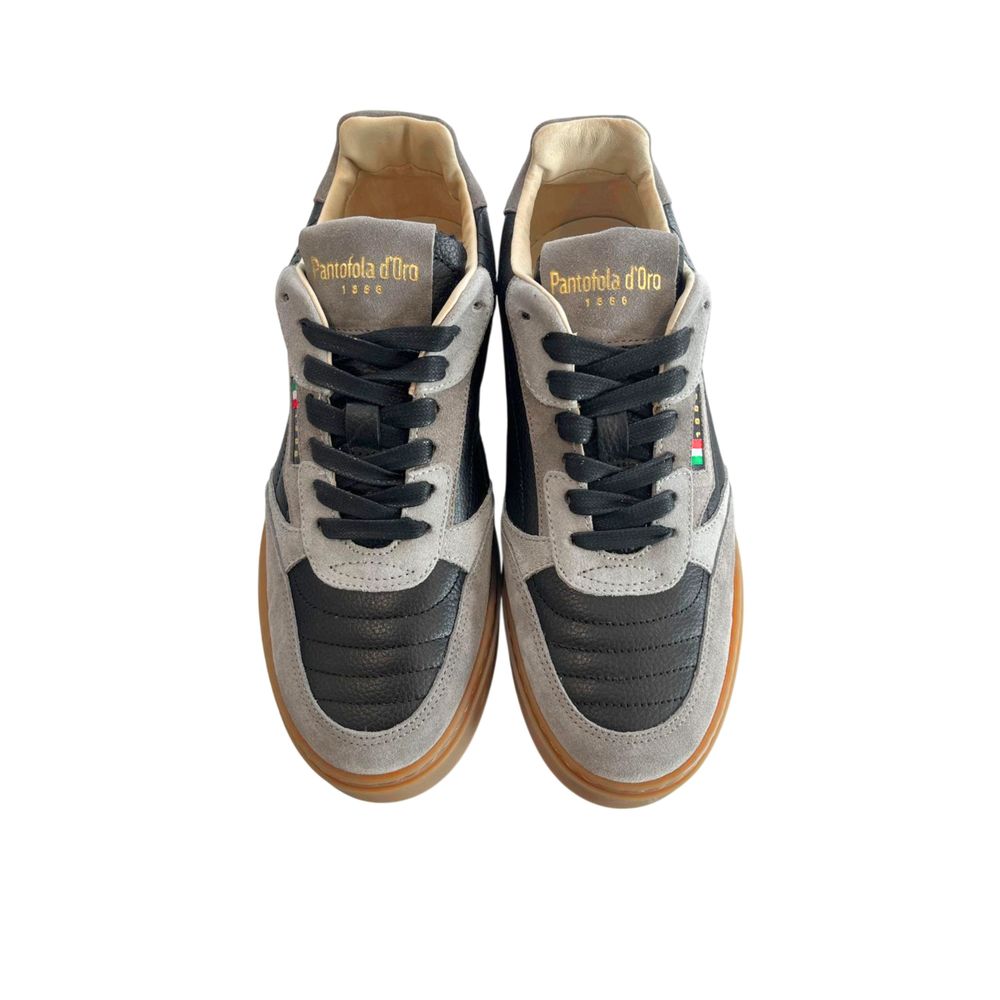 Pantofola D'Oro Grey Suede Men Men's Sneaker