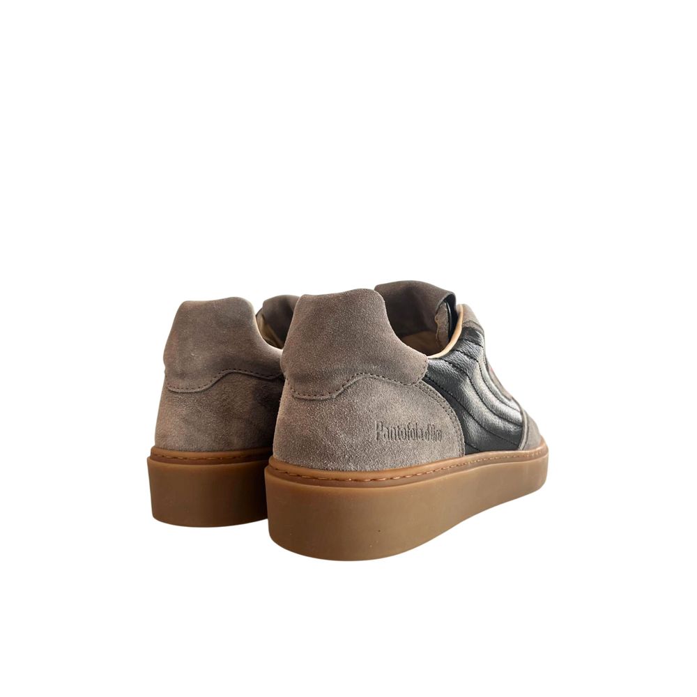 Pantofola D'Oro Grey Suede Men Men's Sneaker