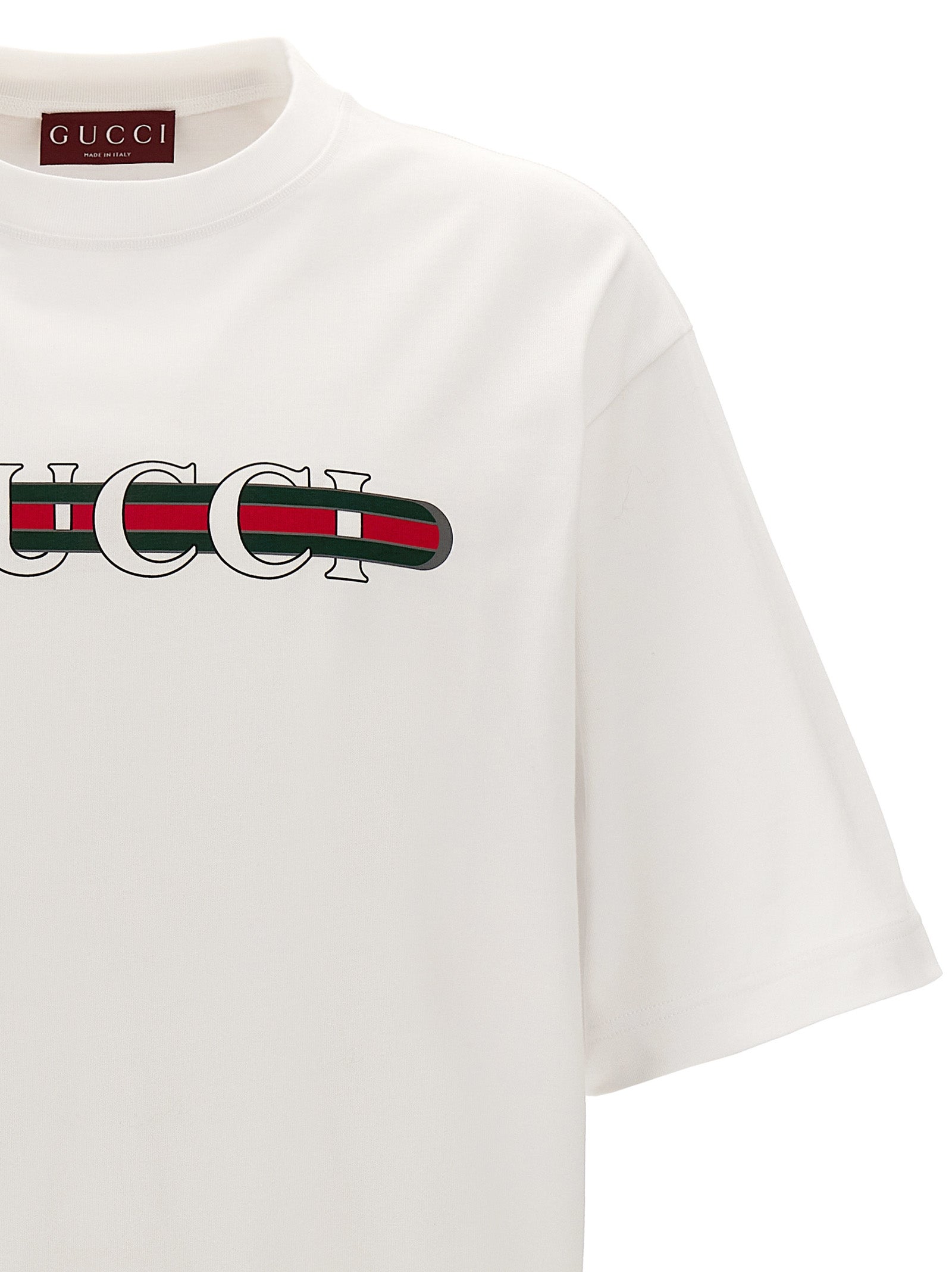 Gucci White Cotton Men's T-Shirt
