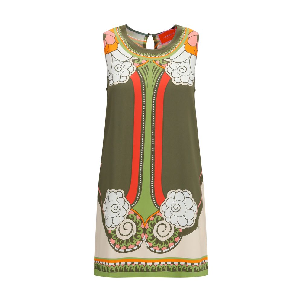 La Double J Multicolor Viscose Casual Women's Dress