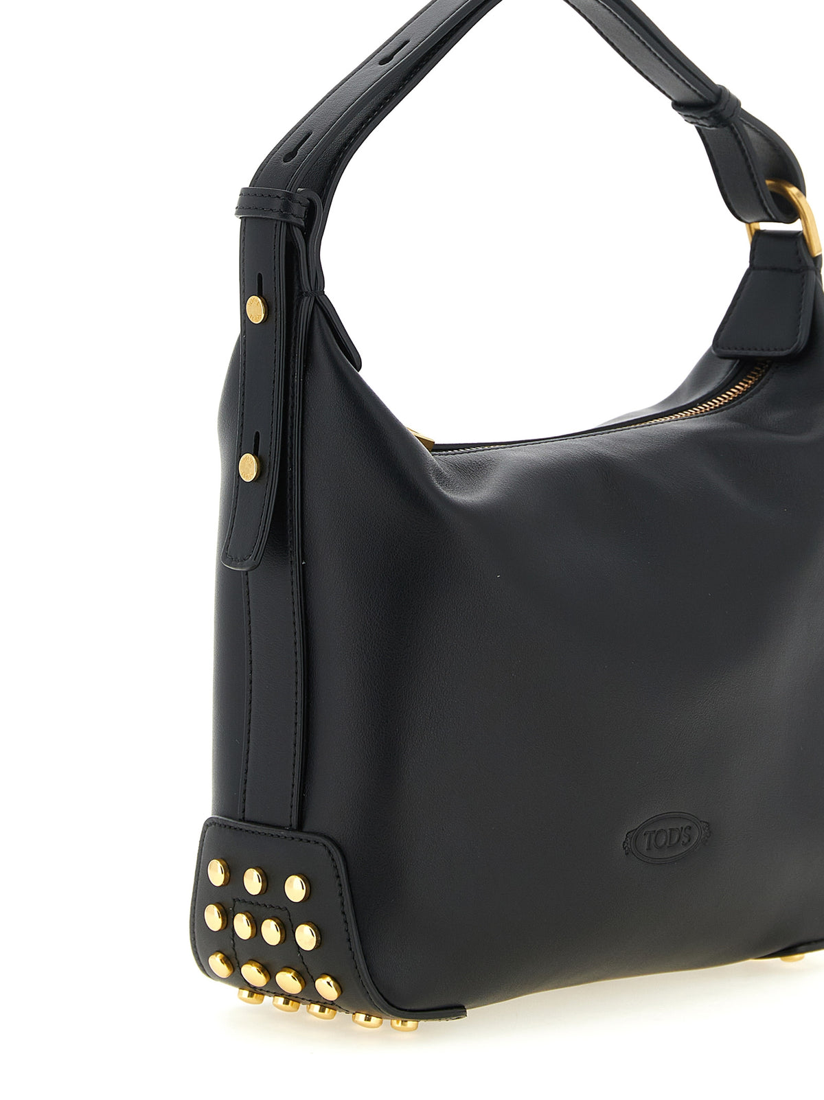 Tod's Black Calfskin Shoulder Women's Bag
