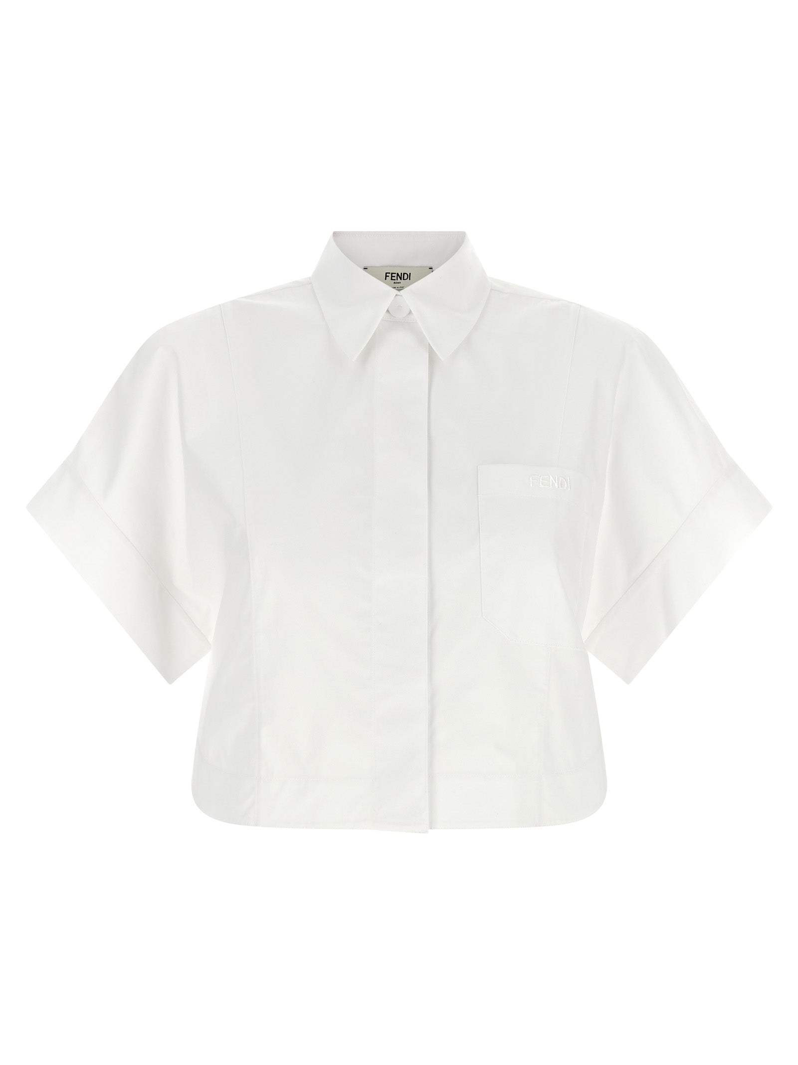 Fendi White Cotton Women's Blouse