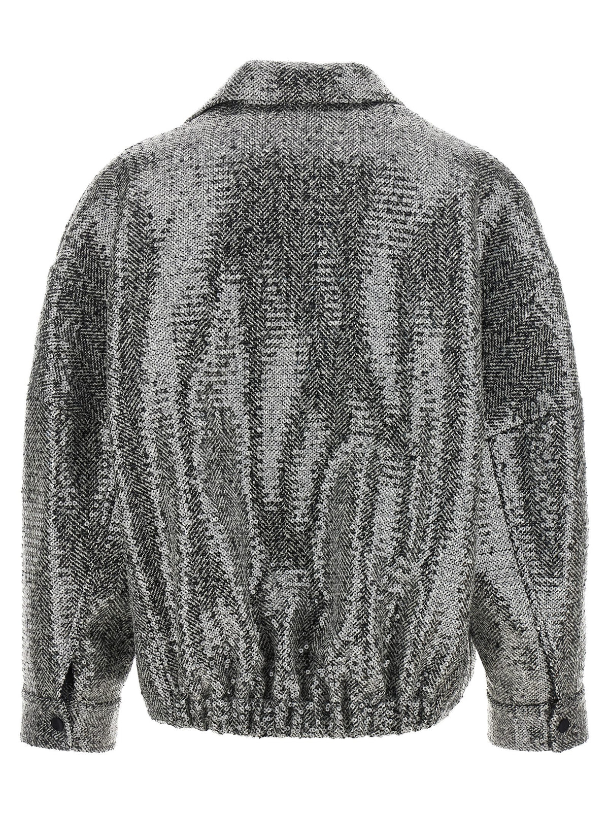 PINKO Silver Polyester Women's Bomber