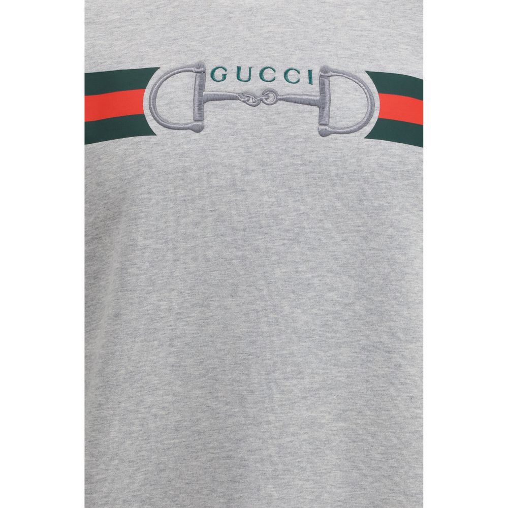 Gucci Gray Cotton Men's Sweatshirt