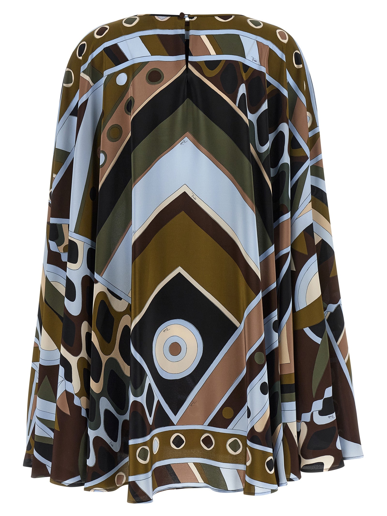 Emilio Pucci Multicolor Silk Short Women's Dress