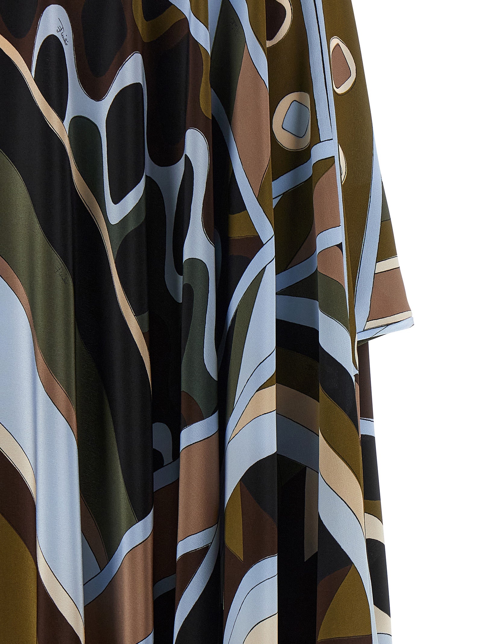 Emilio Pucci Multicolor Silk Short Women's Dress