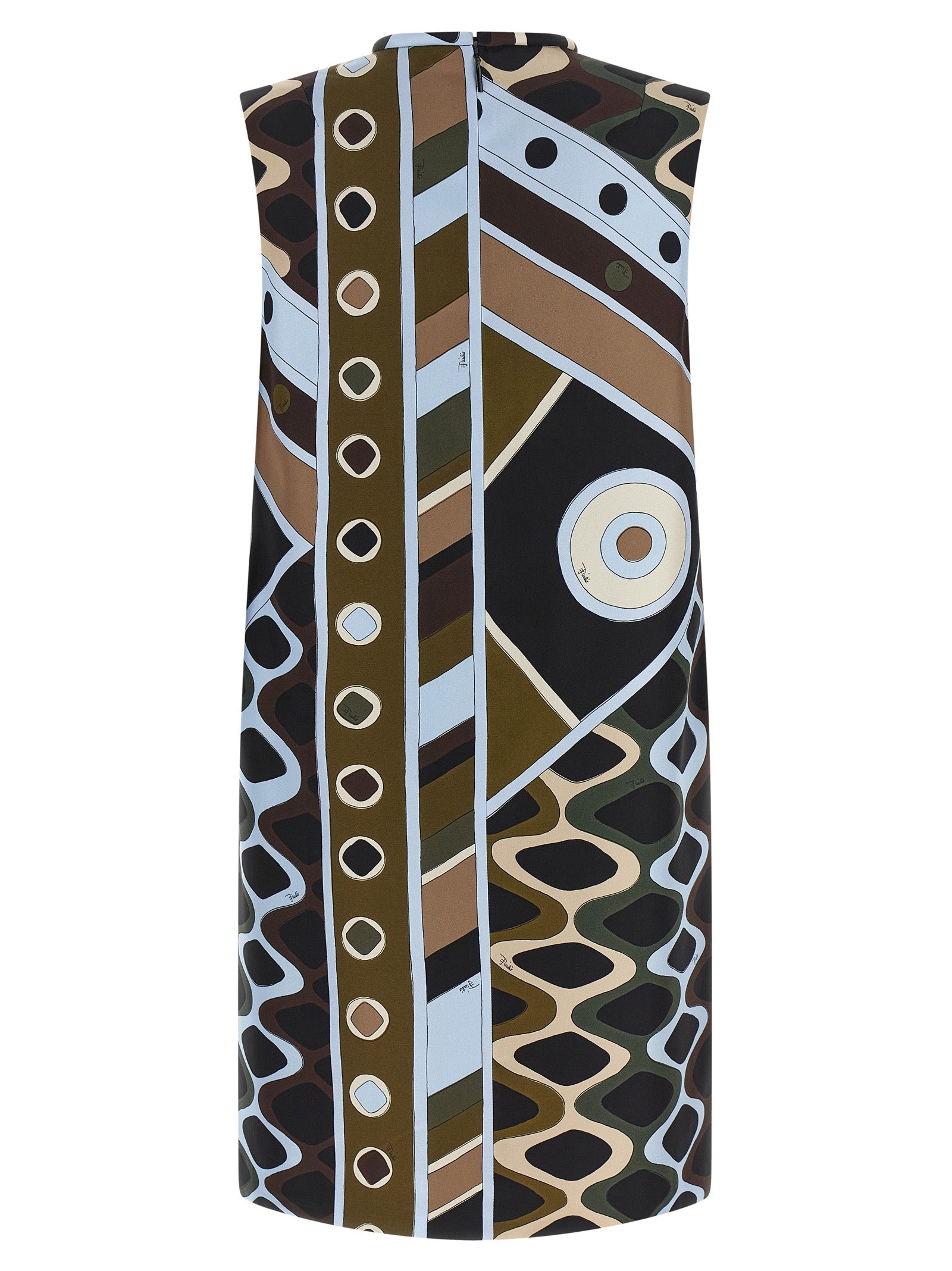 Emilio Pucci Multicolor Silk Short Women's Dress