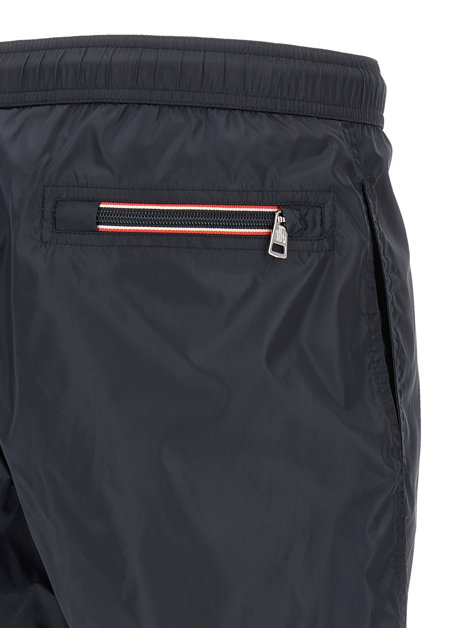 Moncler Blue Polyamide Cargo Men's Shorts