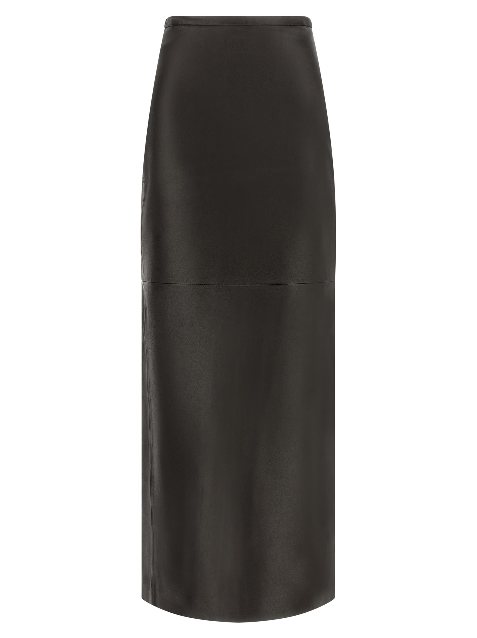 CO Black Lamb Leather Mini Women's Skirt