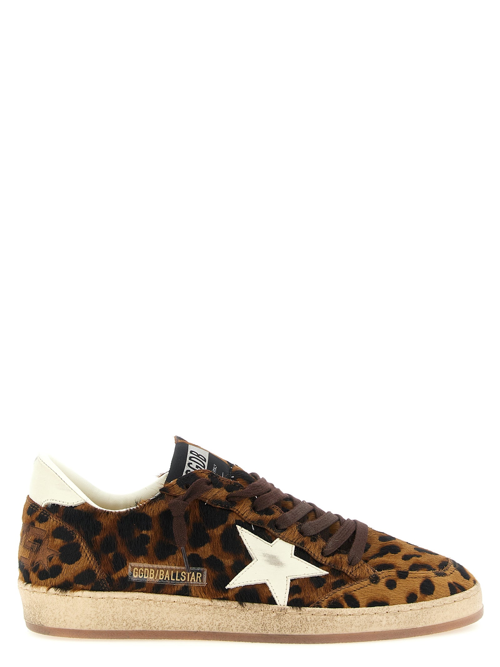 Golden Goose Brown Cowhide Low Top Women's Sneakers
