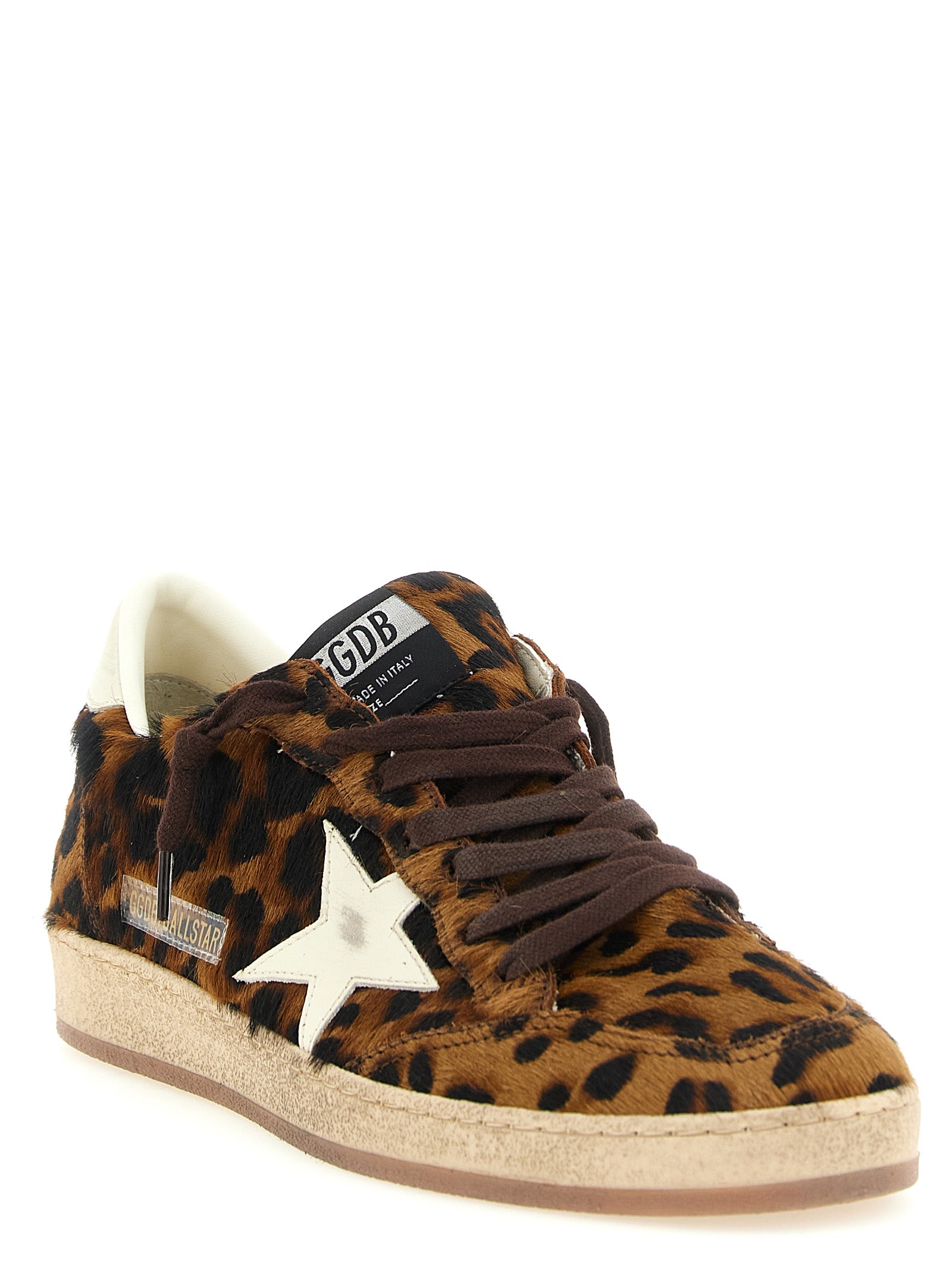 Golden Goose Brown Cowhide Low Top Women's Sneakers