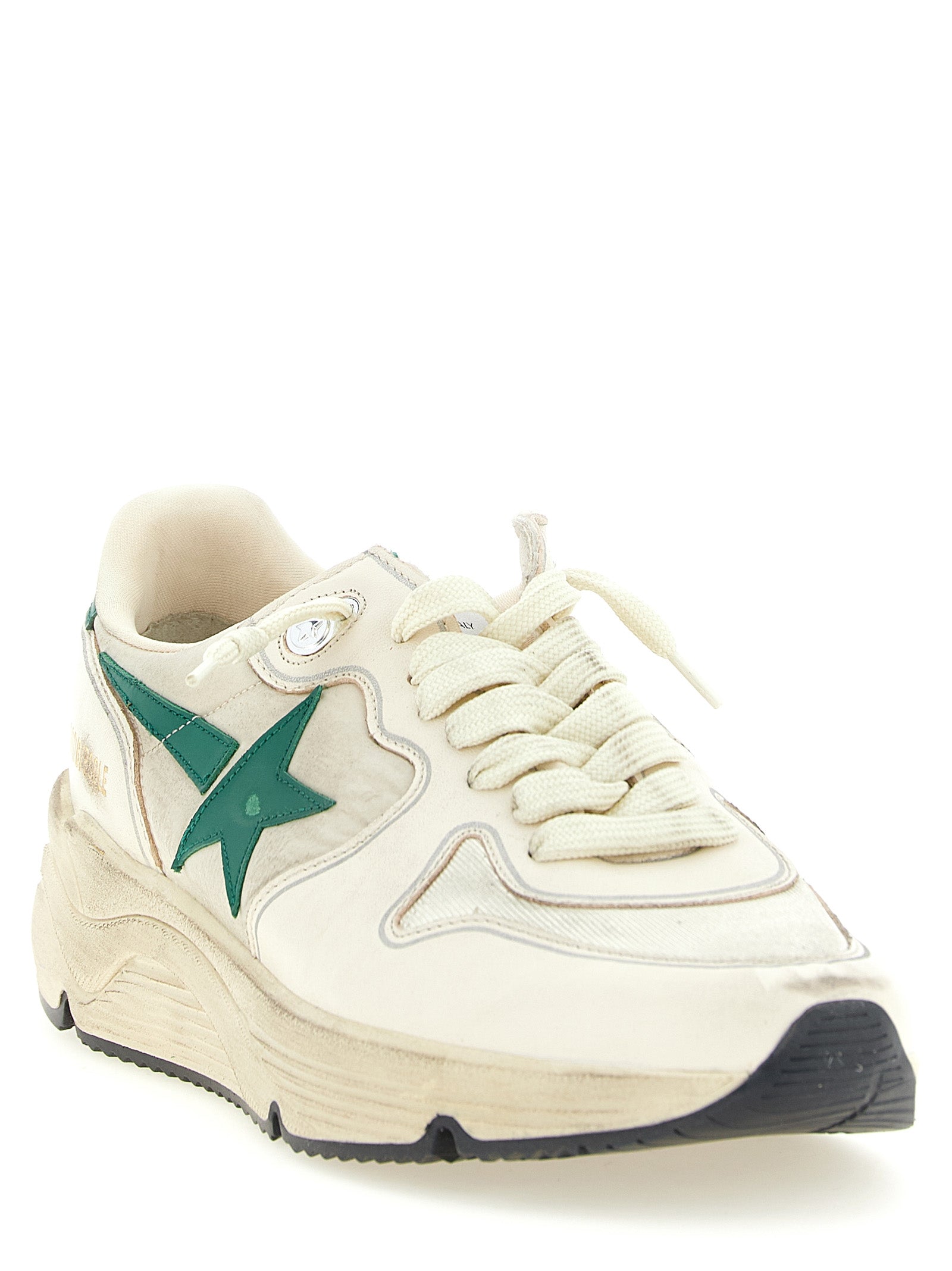 Golden Goose Bicolor Leather Athletic Men's Sneakers