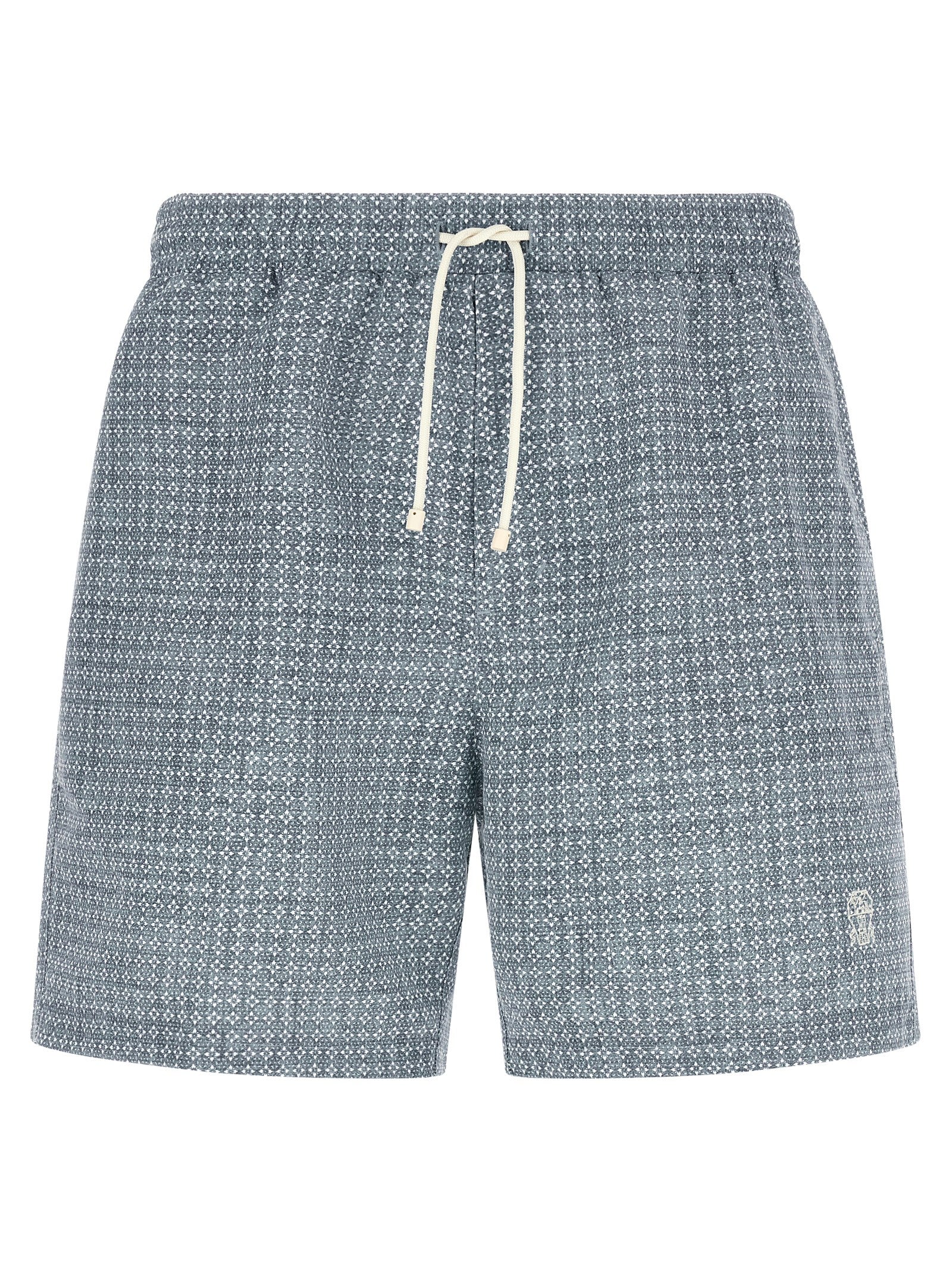 Brunello Cucinelli Blue Polyester Swim Men's Shorts