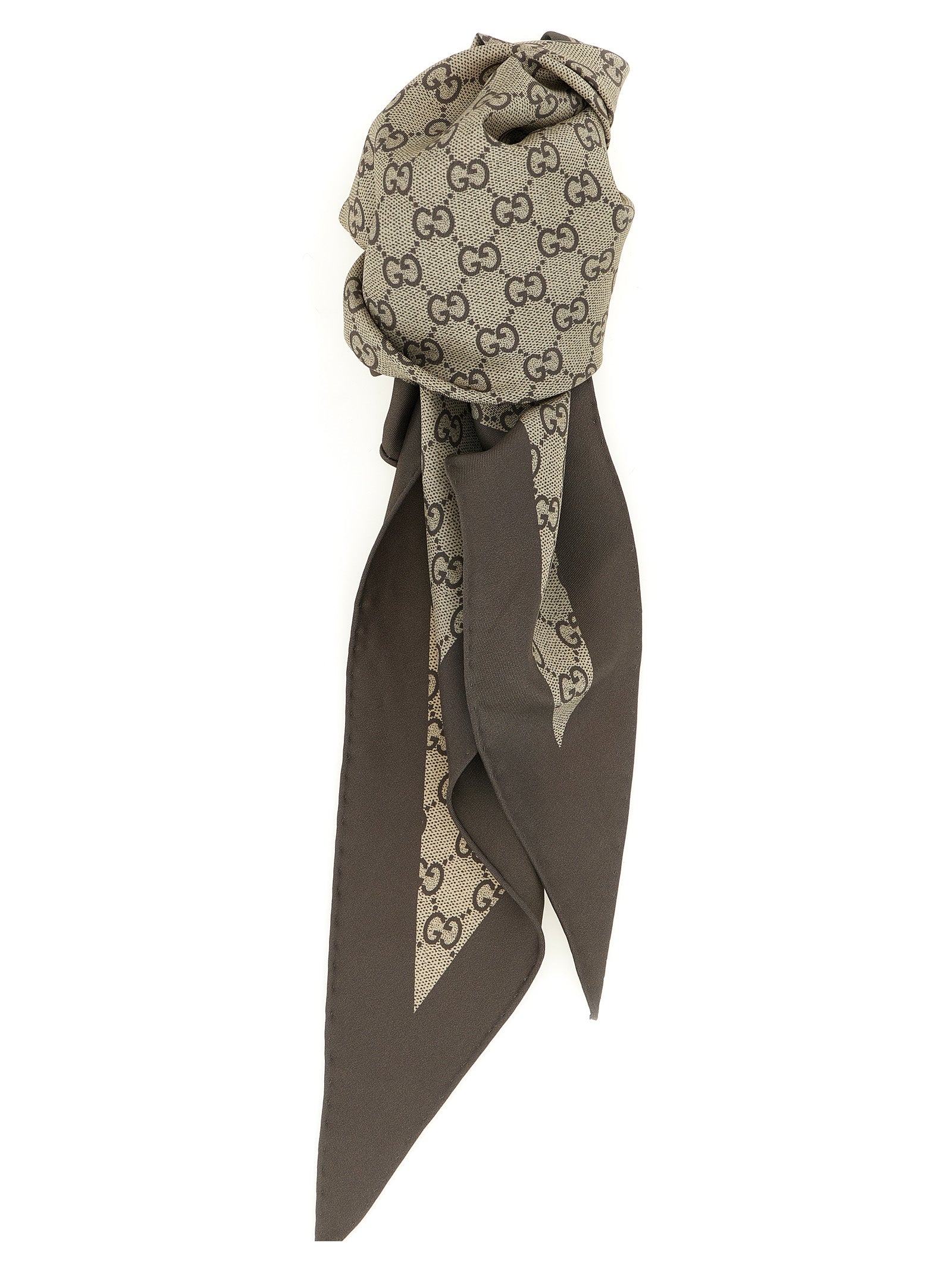 Gucci Beige Silk Women's Foulard