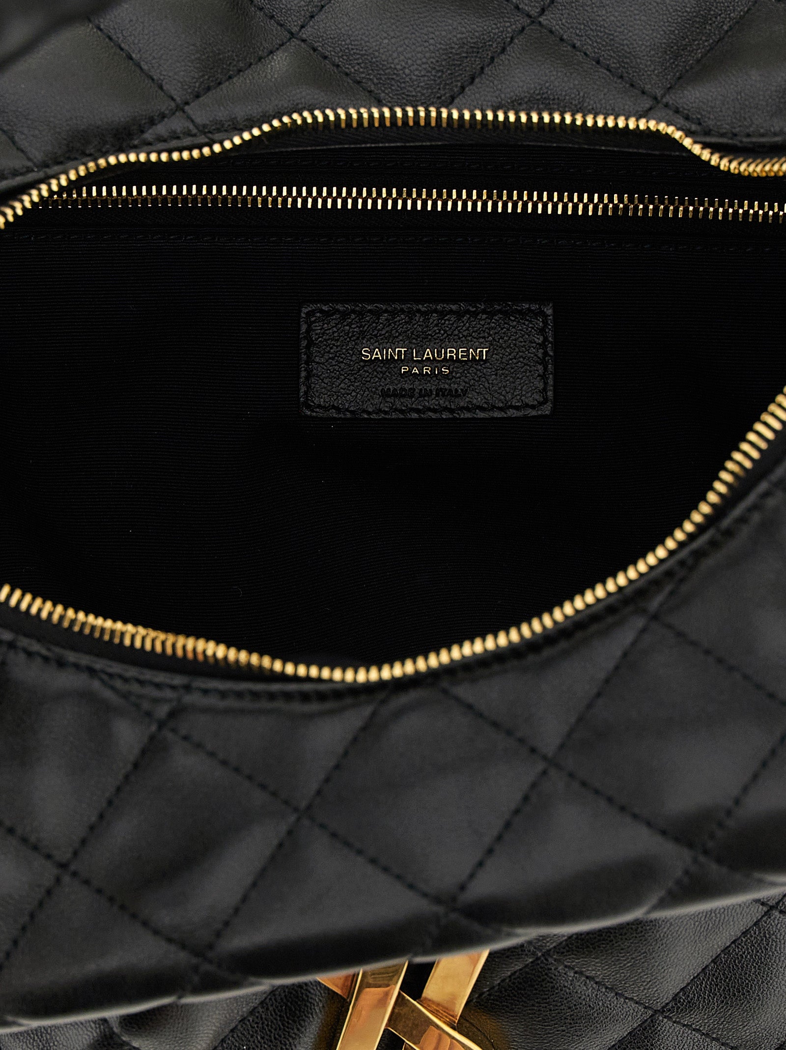 Saint Laurent Black Lamb Leather Shoulder Women's Bag