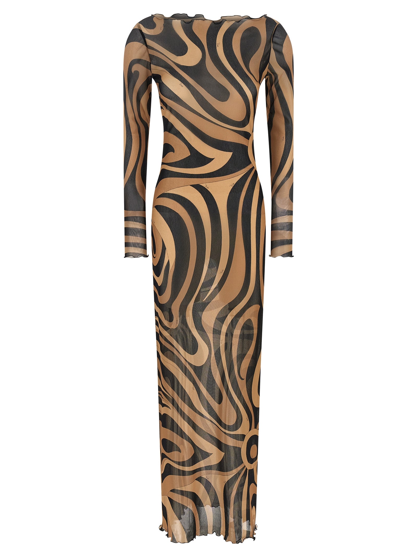 Emilio Pucci Multicolor Polyamide Long Women's Dress