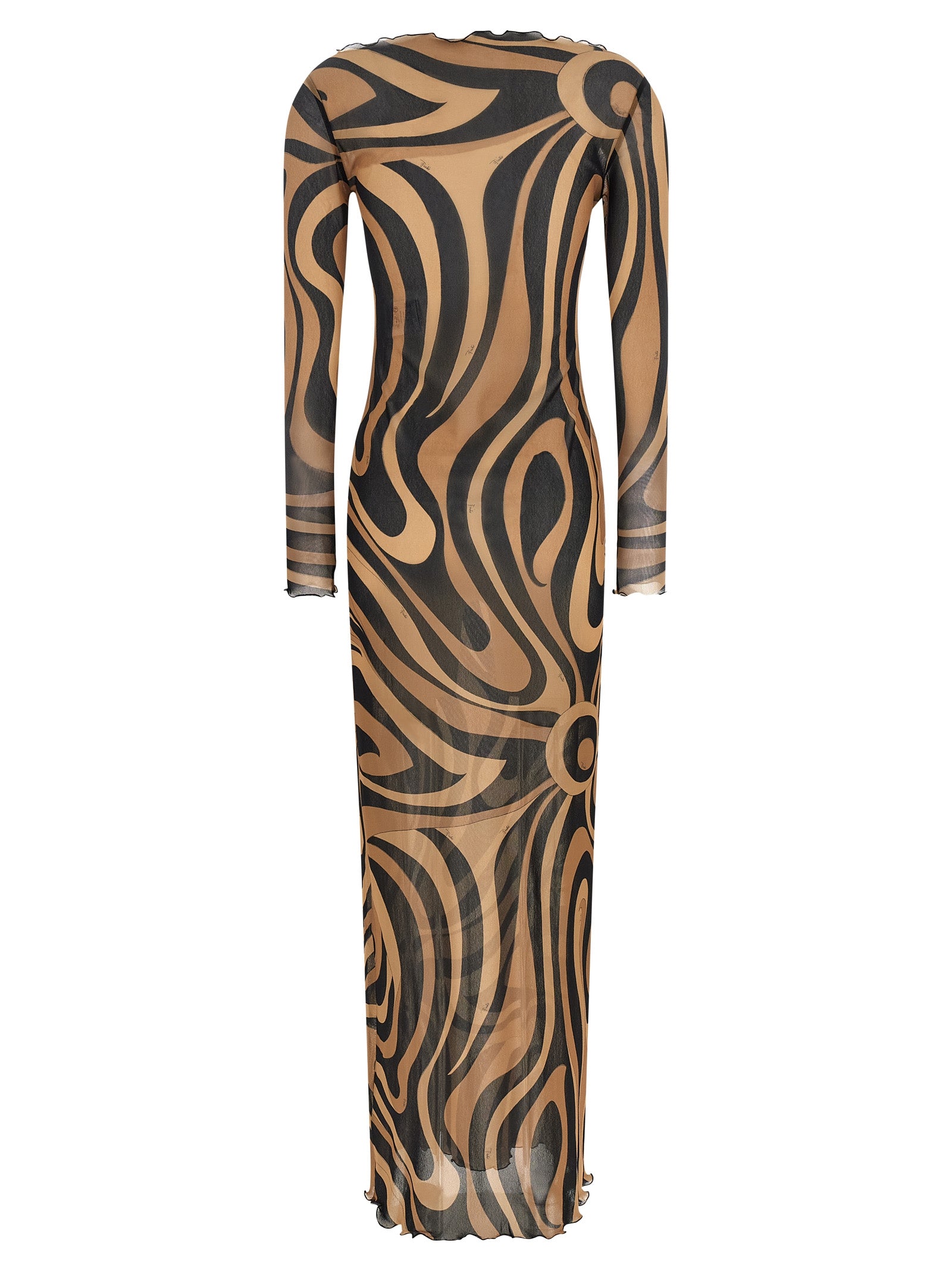 Emilio Pucci Multicolor Polyamide Long Women's Dress
