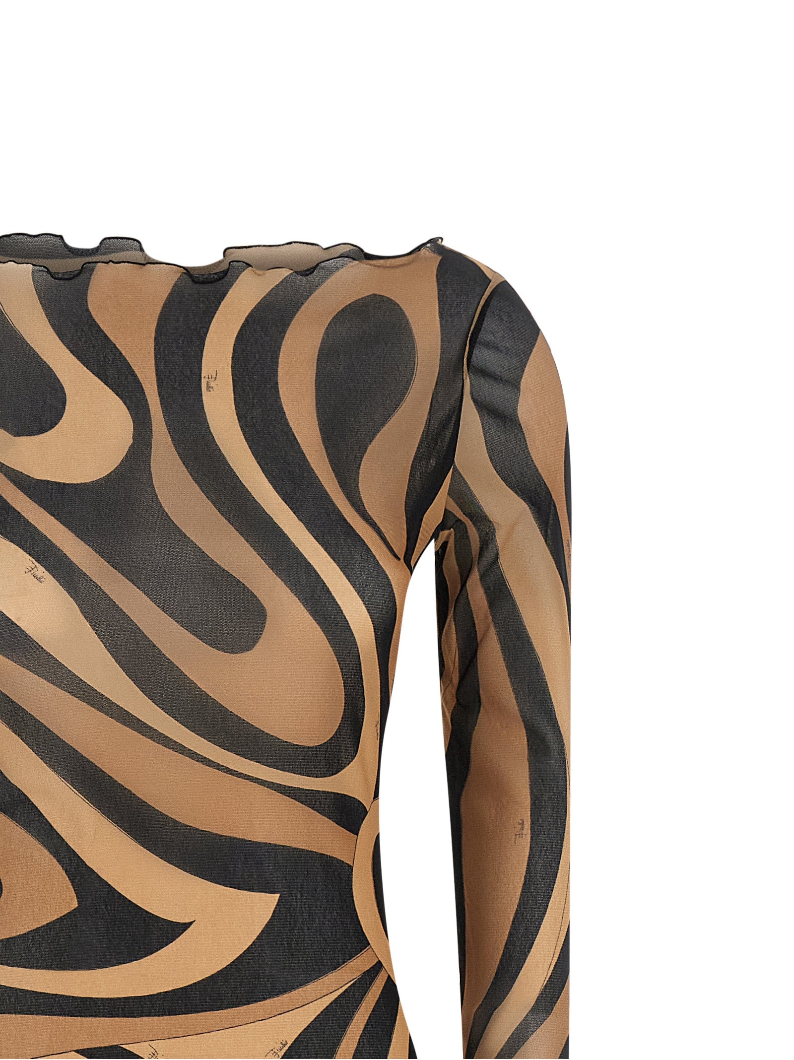 Emilio Pucci Multicolor Polyamide Long Women's Dress