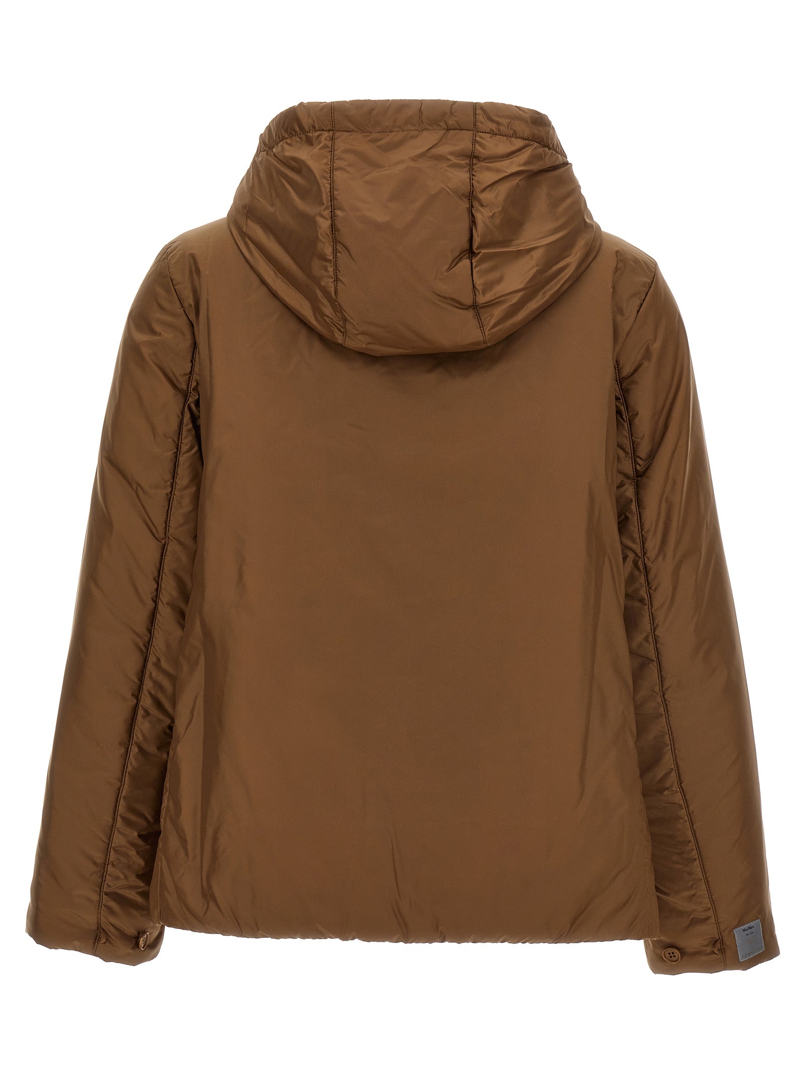 Max Mara Brown Polyester Shell Women's Jacket