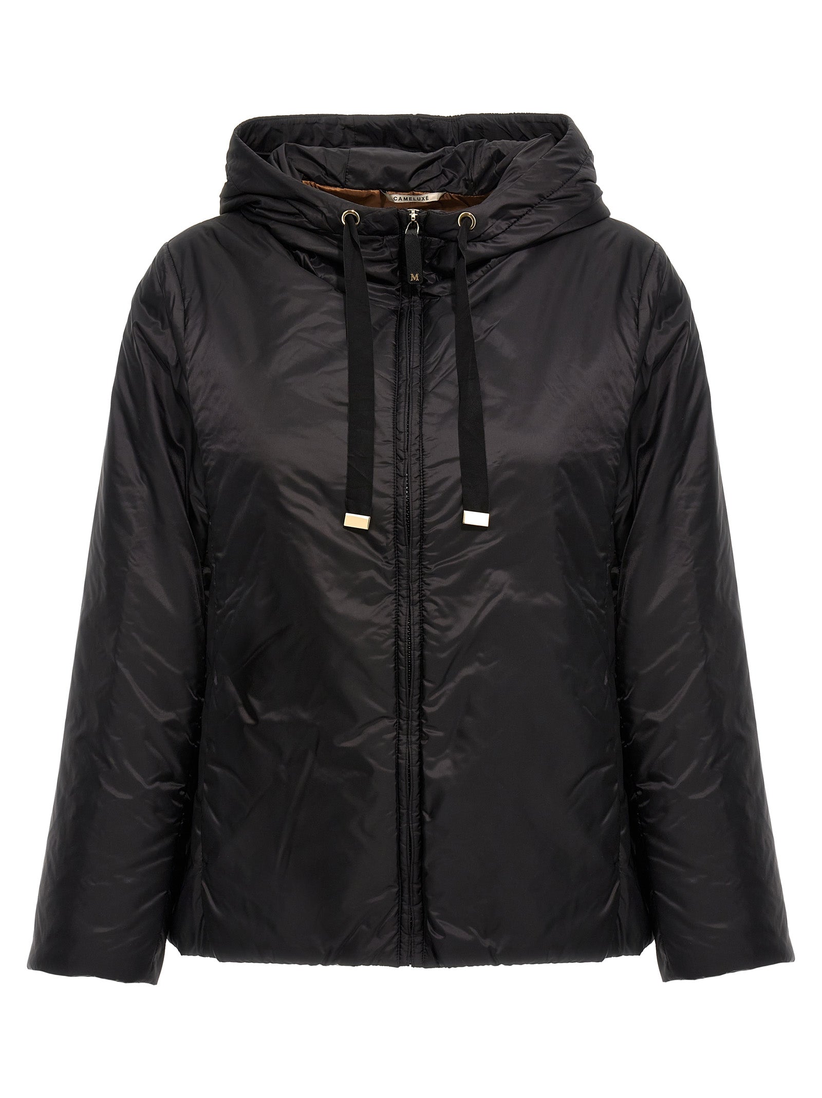 Max Mara Black Polyester Shell Women's Jacket