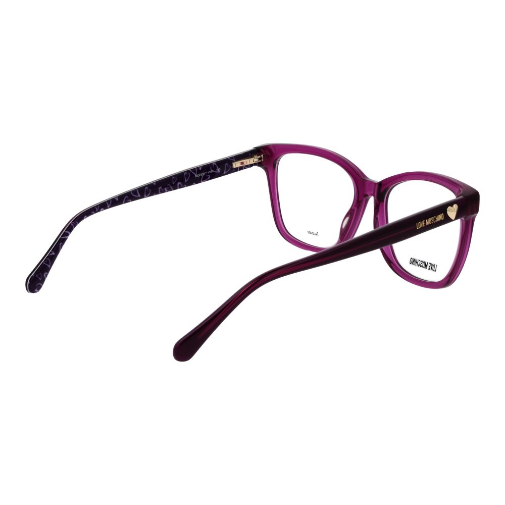Love Moschino Purple Acetate Glasses Women's (Frames)