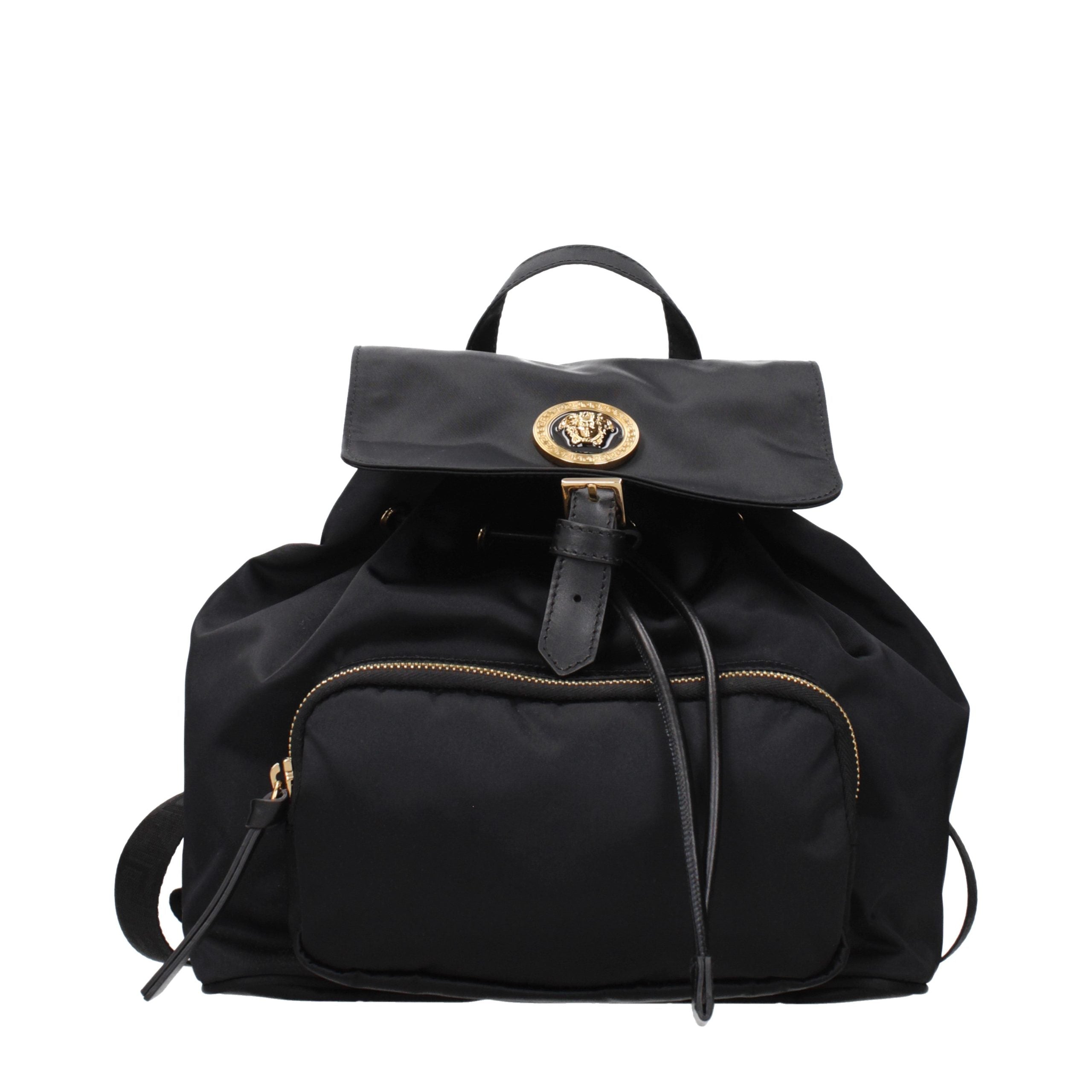 Versace Black Fabric Women's Backpack