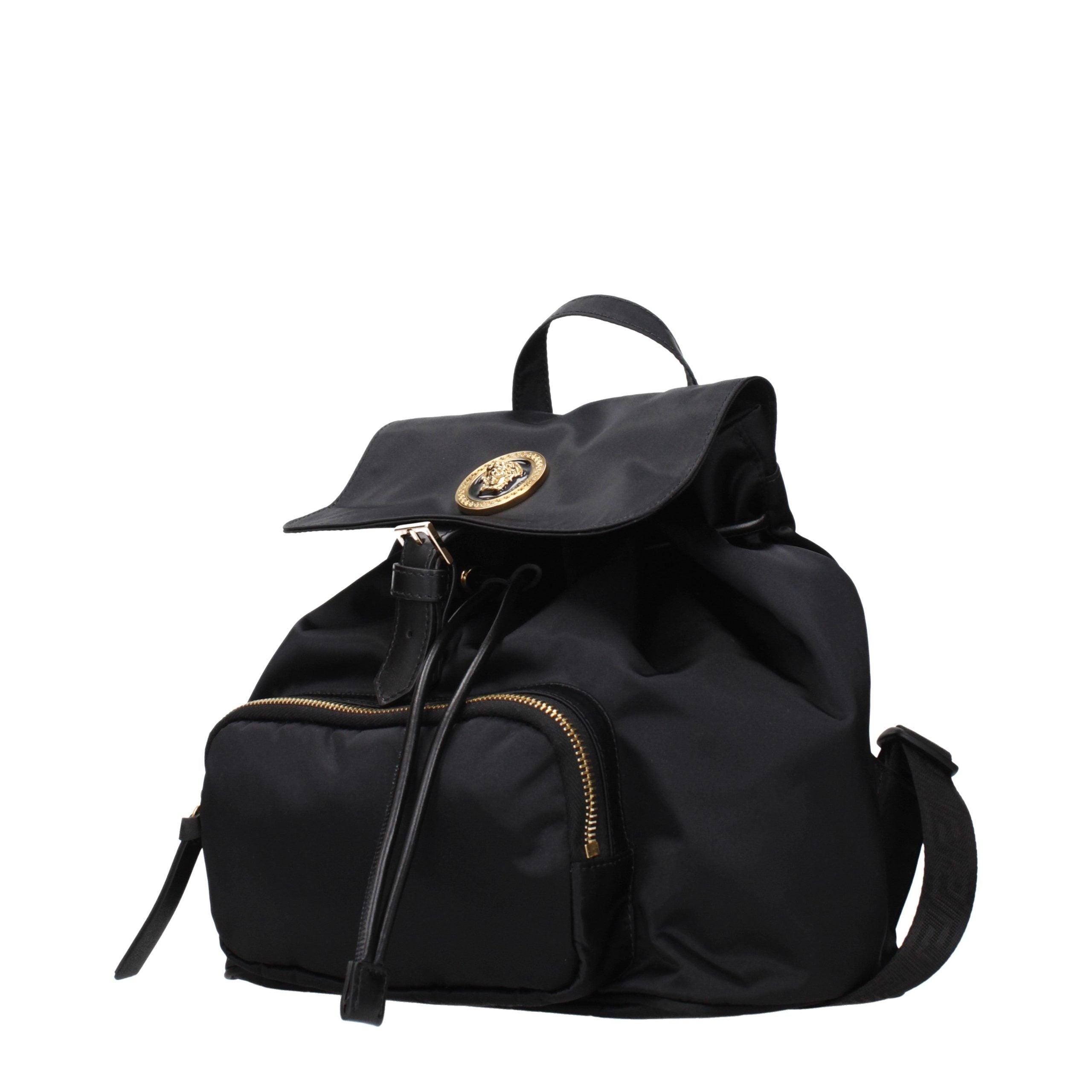 Versace Black Fabric Women's Backpack