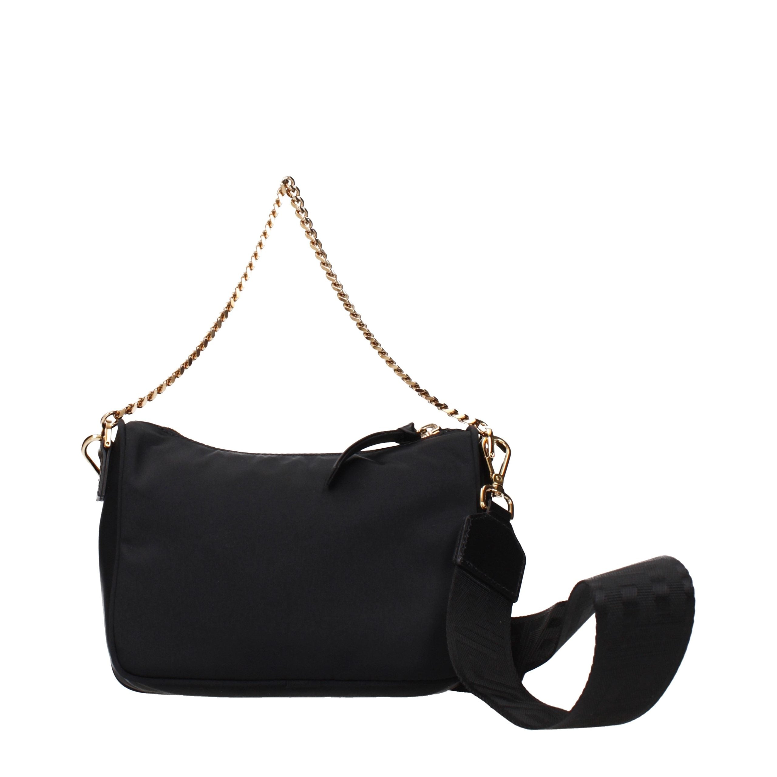 Versace Black Fabric Women's Handbag