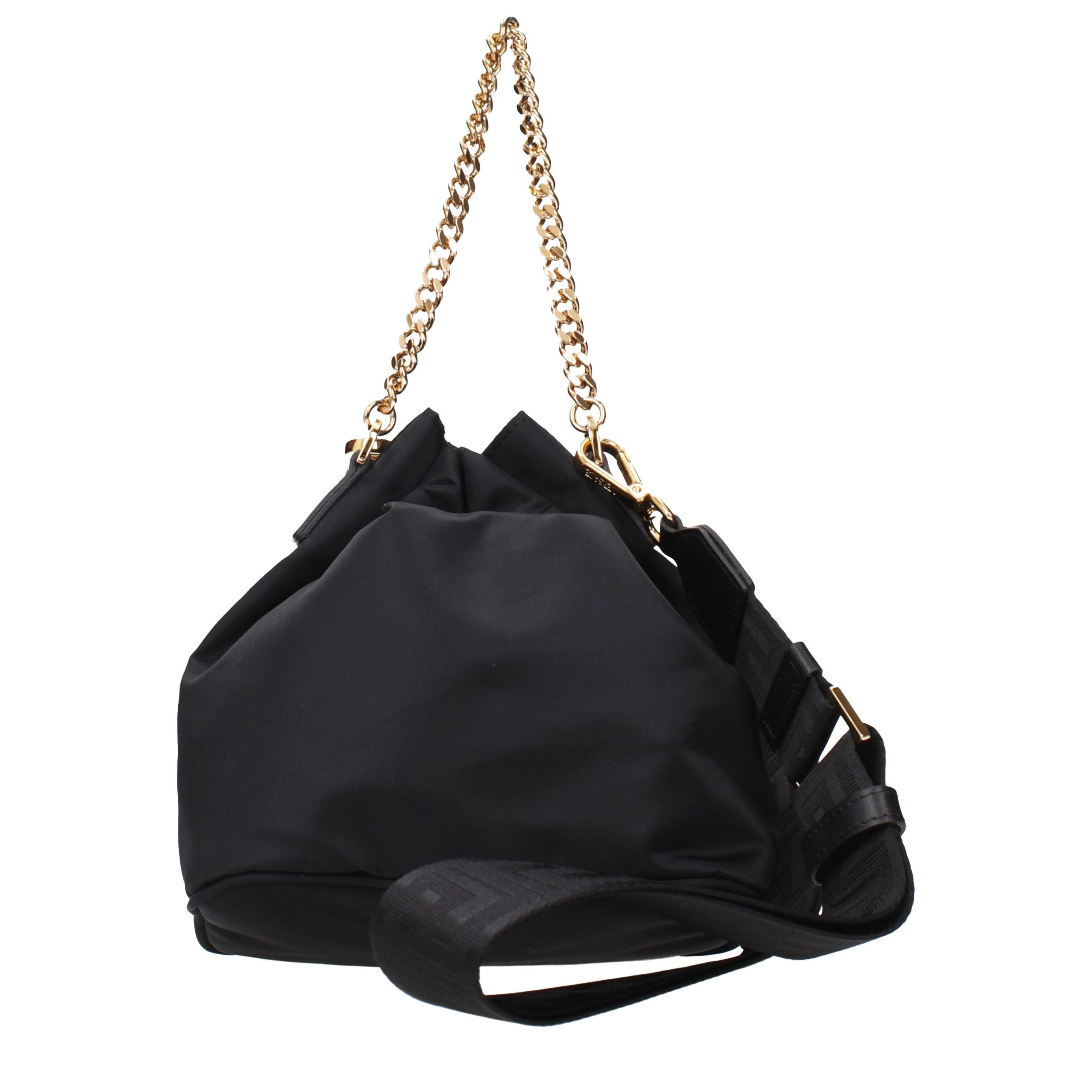Versace Black Fabric Women's Handbag