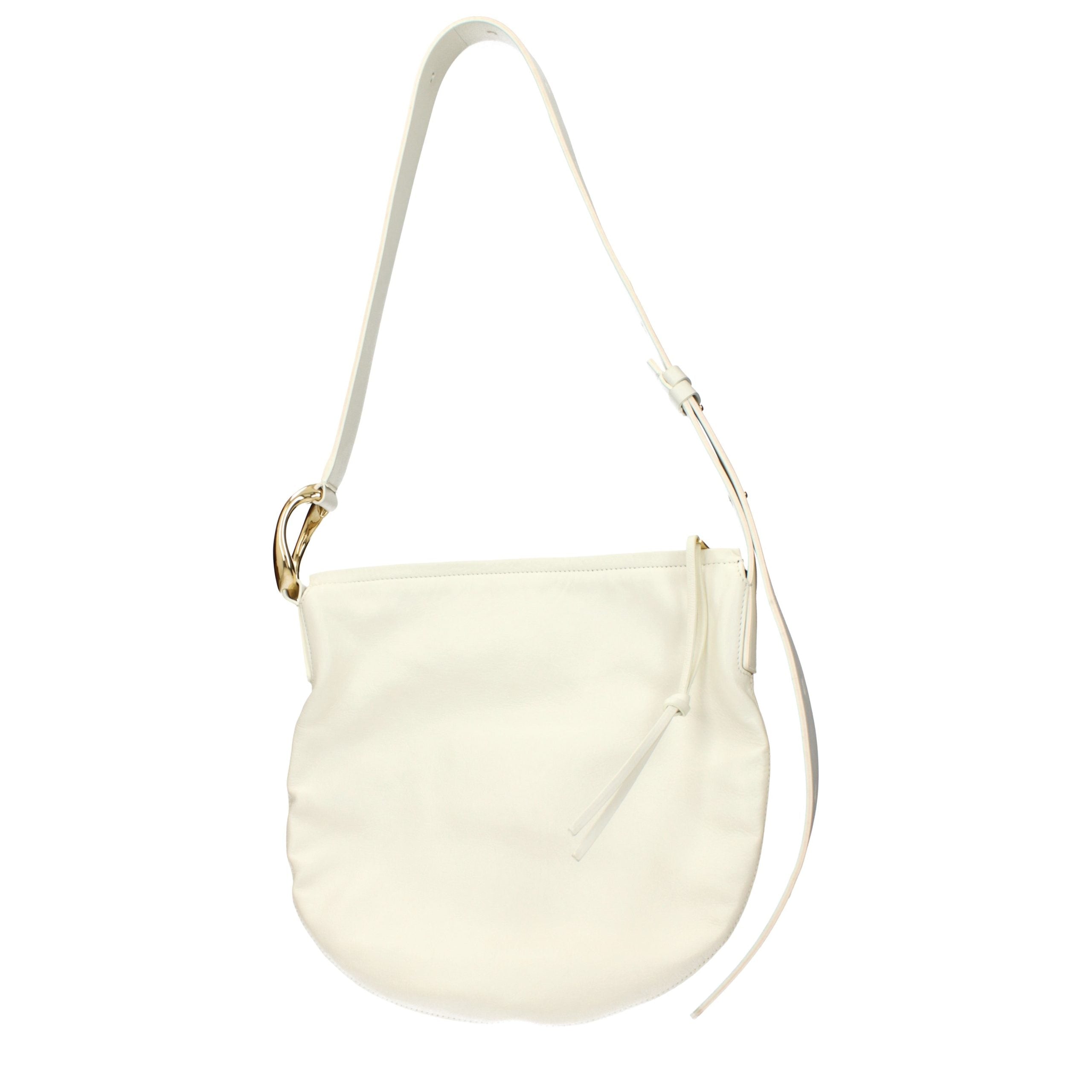 Jil Sander Beige Leather Crossbody Women's Bag