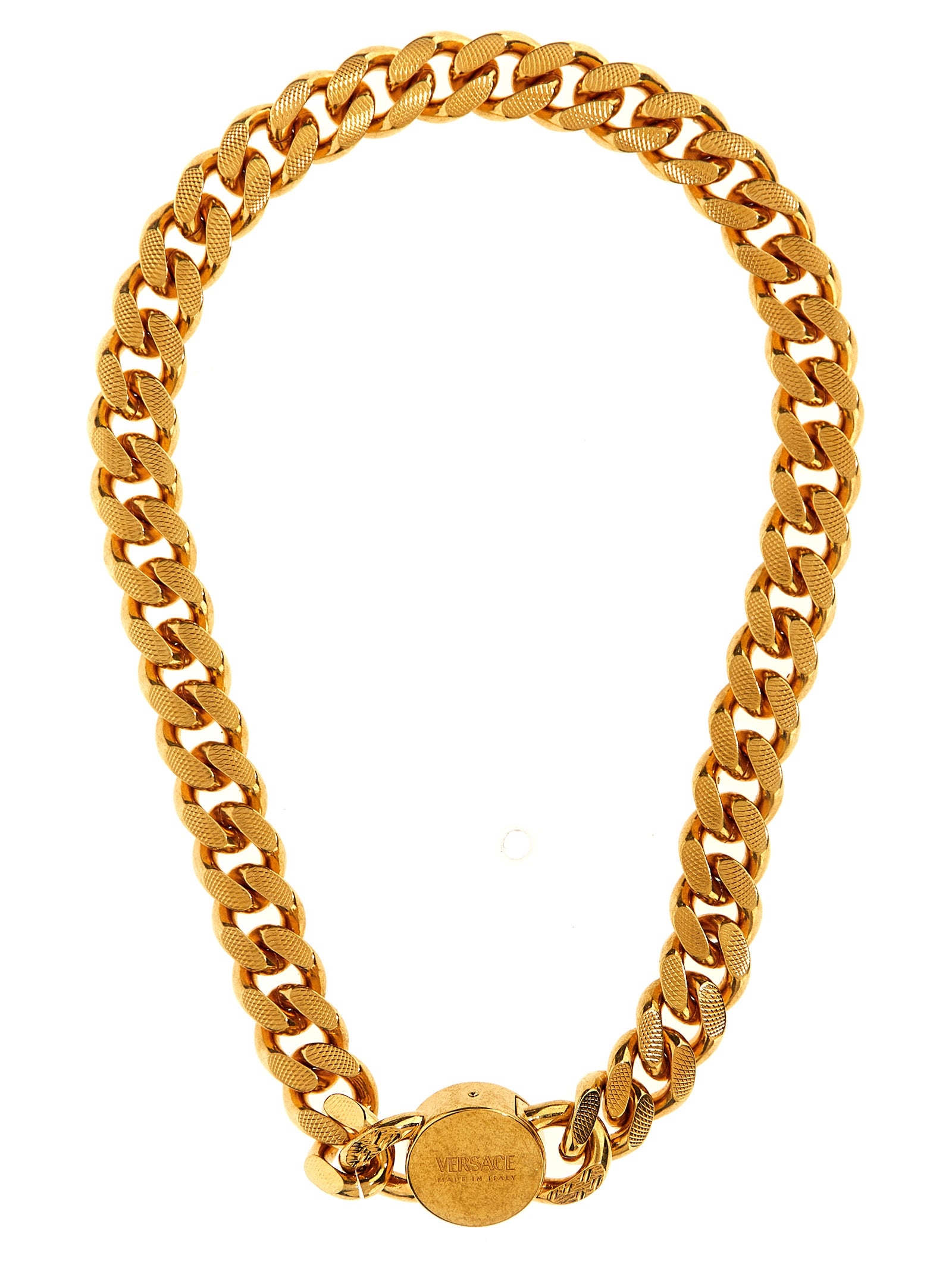 Versace Gold Metal Men's Necklace