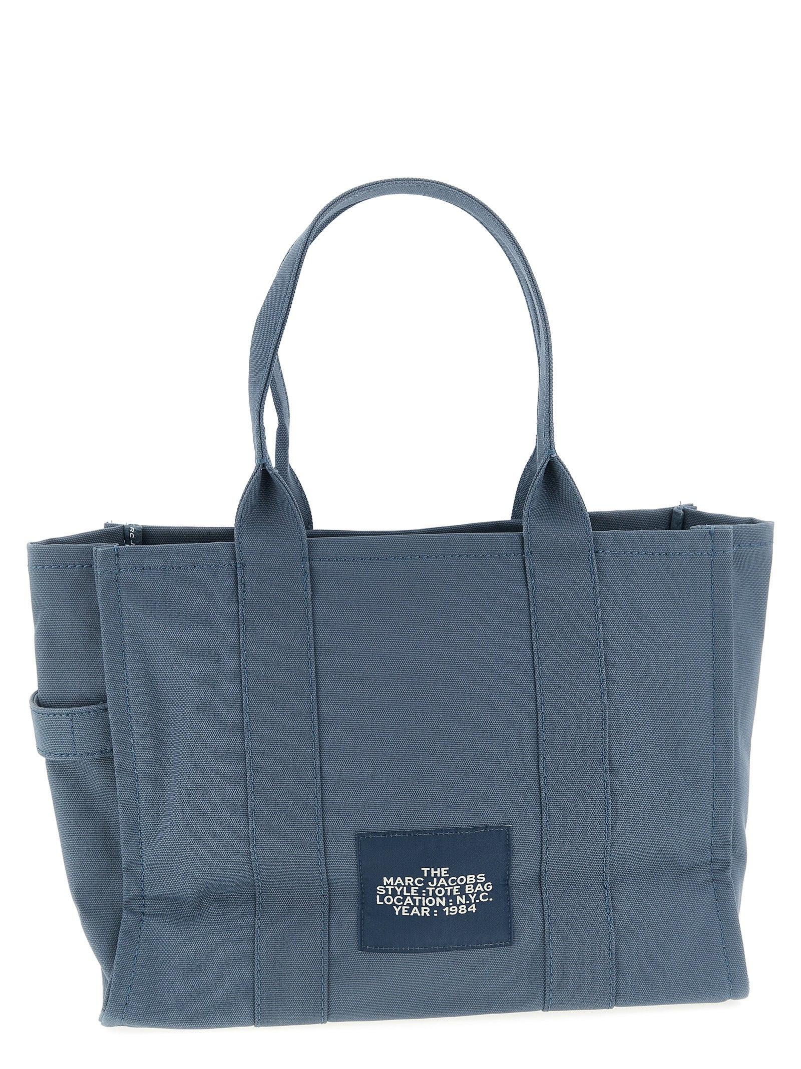 Marc Jacobs Blue Cotton Tote Women's Bag