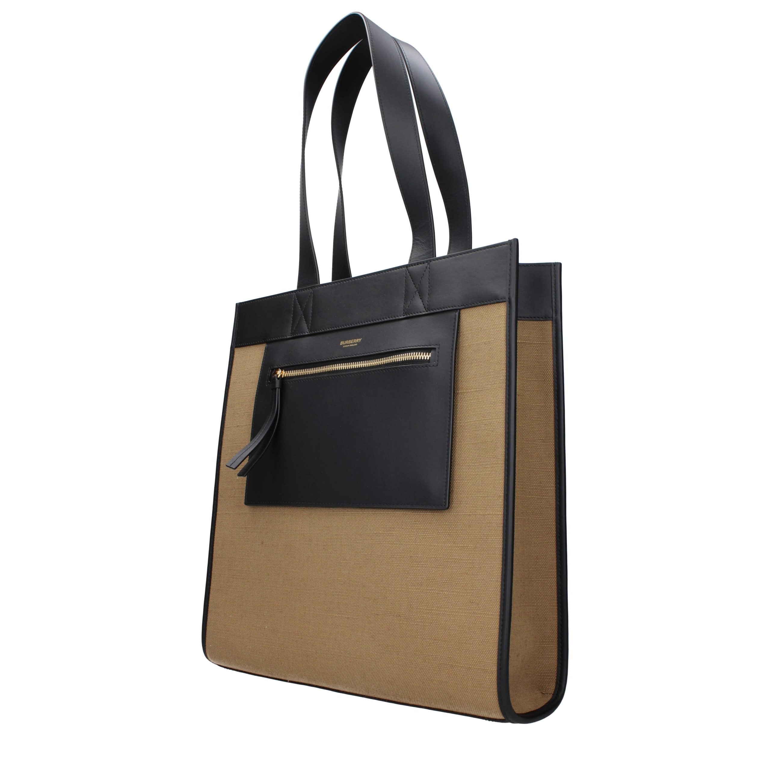 Burberry Brown Fabric Shoulder Women's Bag
