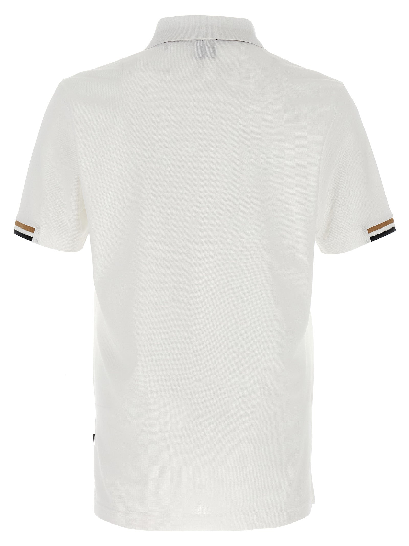 Hugo Boss White Cotton Polo Men's Shirt