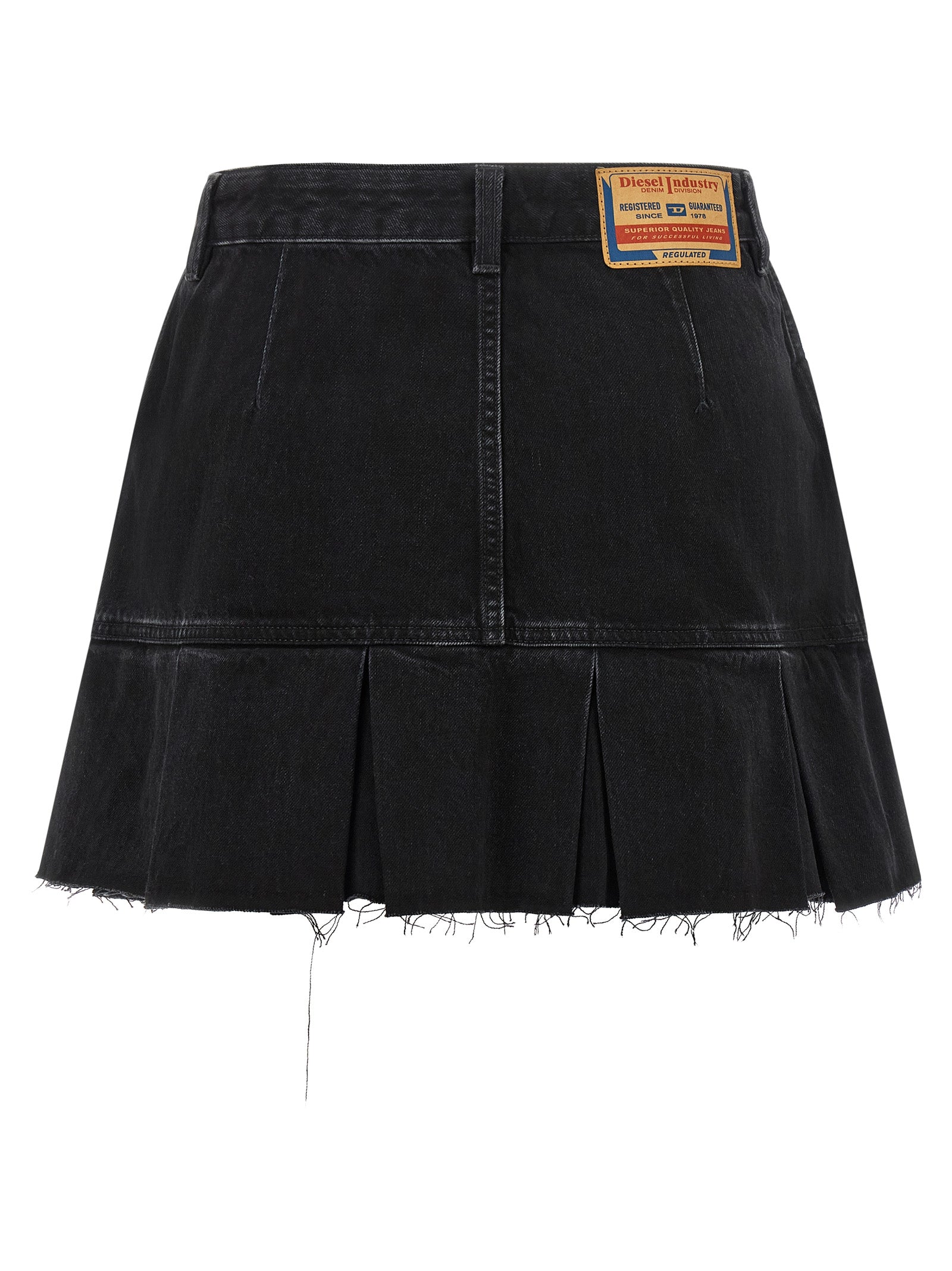 Diesel Blue Cotton Long Women's Skirt