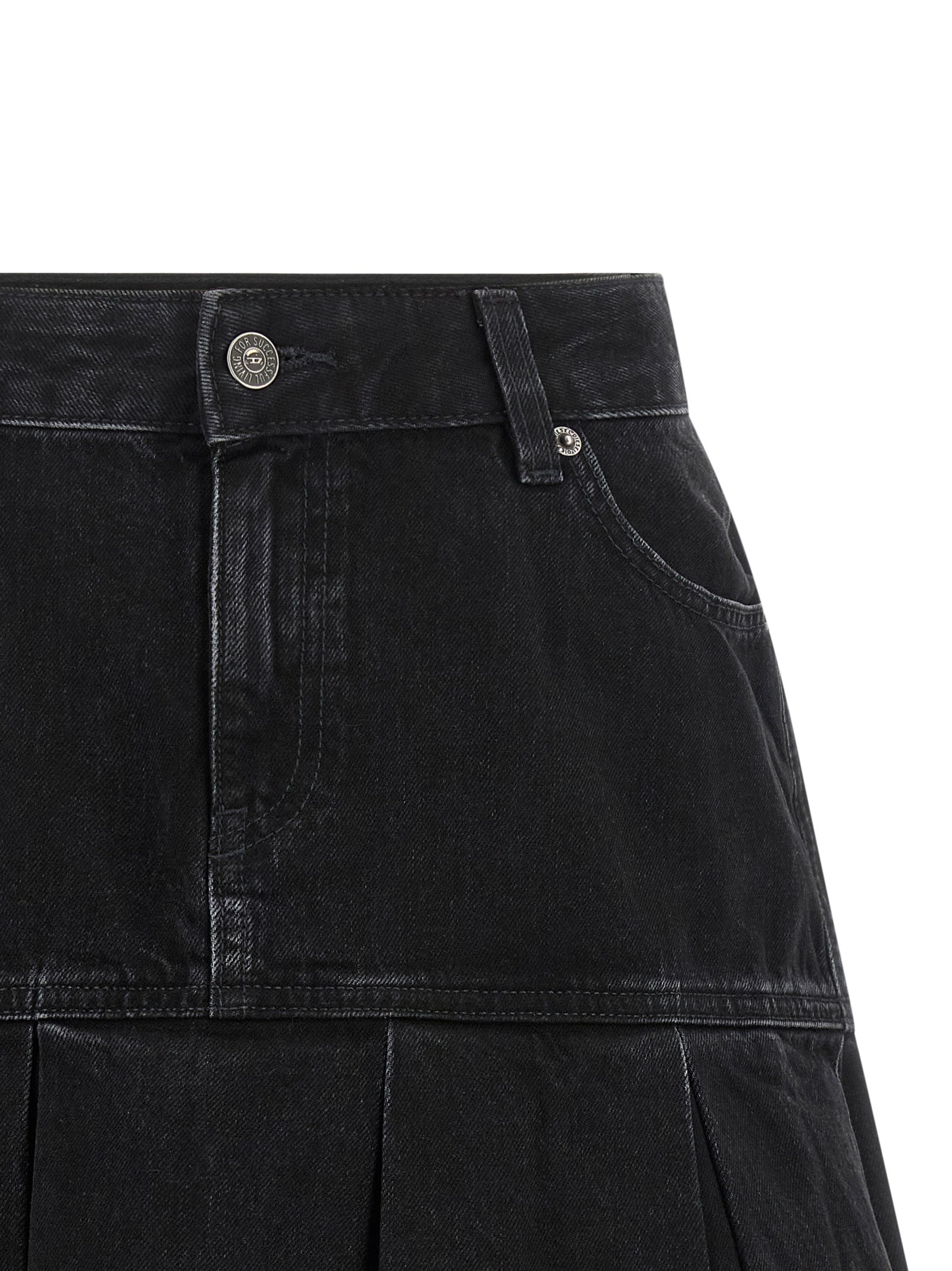 Diesel Blue Cotton Long Women's Skirt