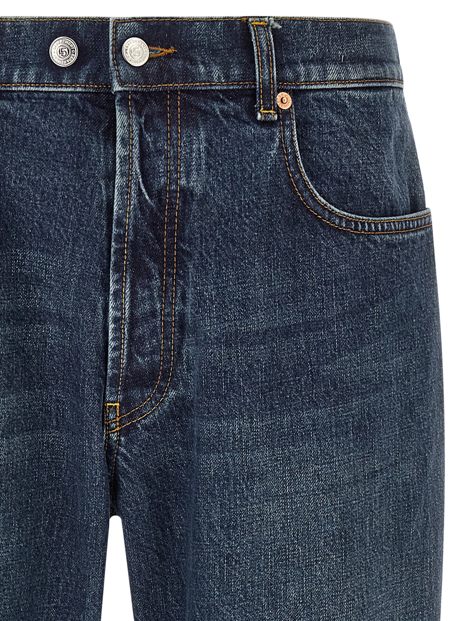 Department 5 Blue Cotton Tapered Men's Jeans