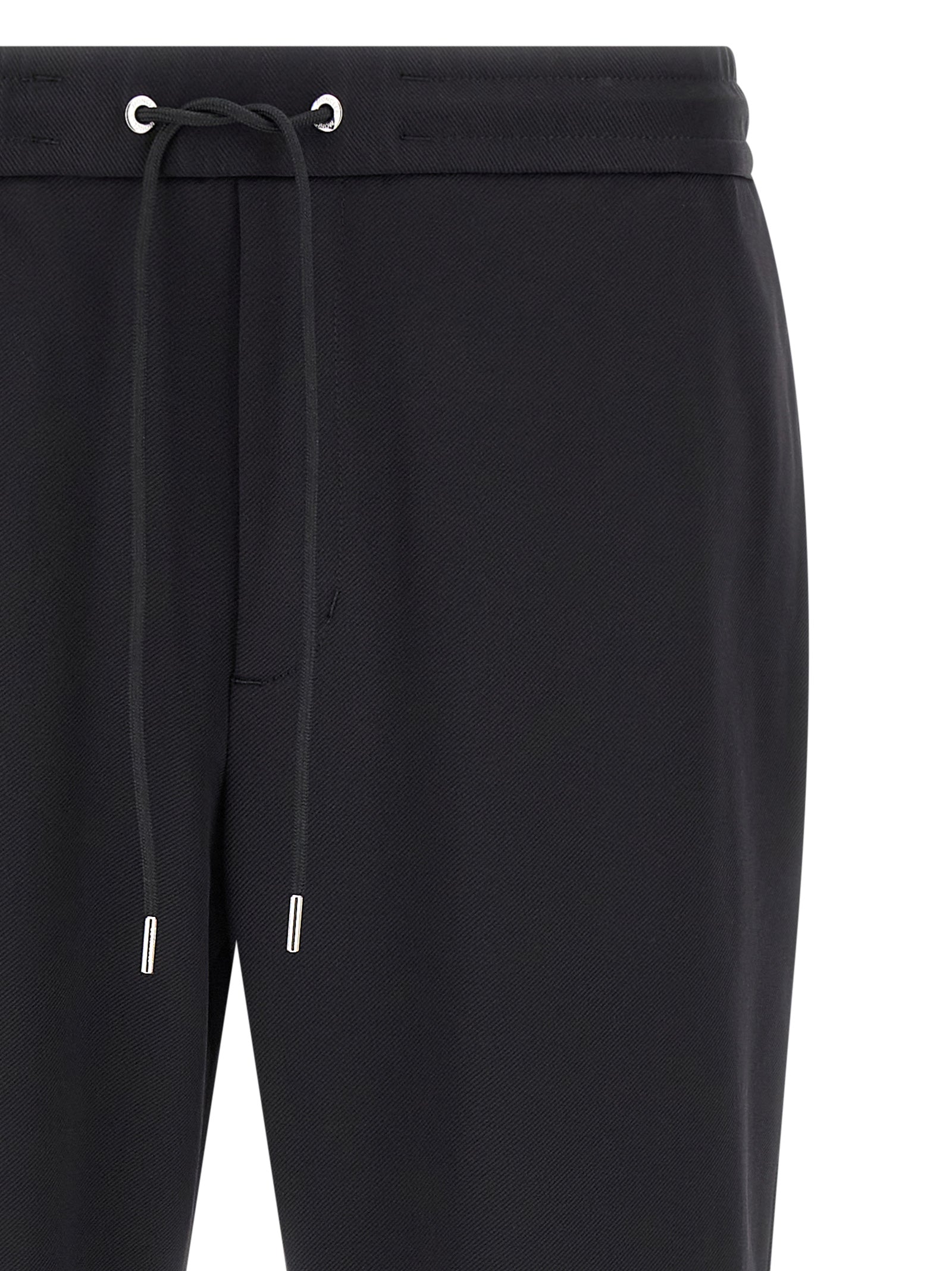 Moncler Black Polyamide Joggers (Workout Men's Pants)