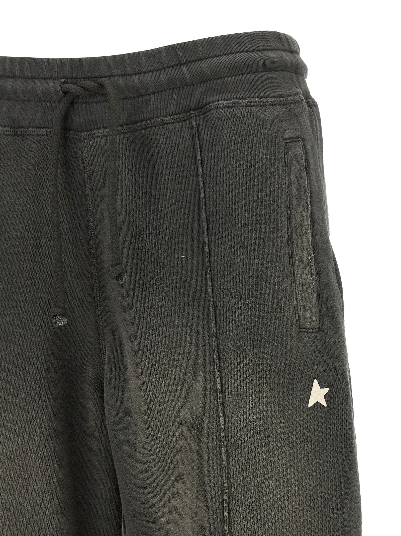 Golden Goose Gray Cotton Joggers (Workout Women's Pants)
