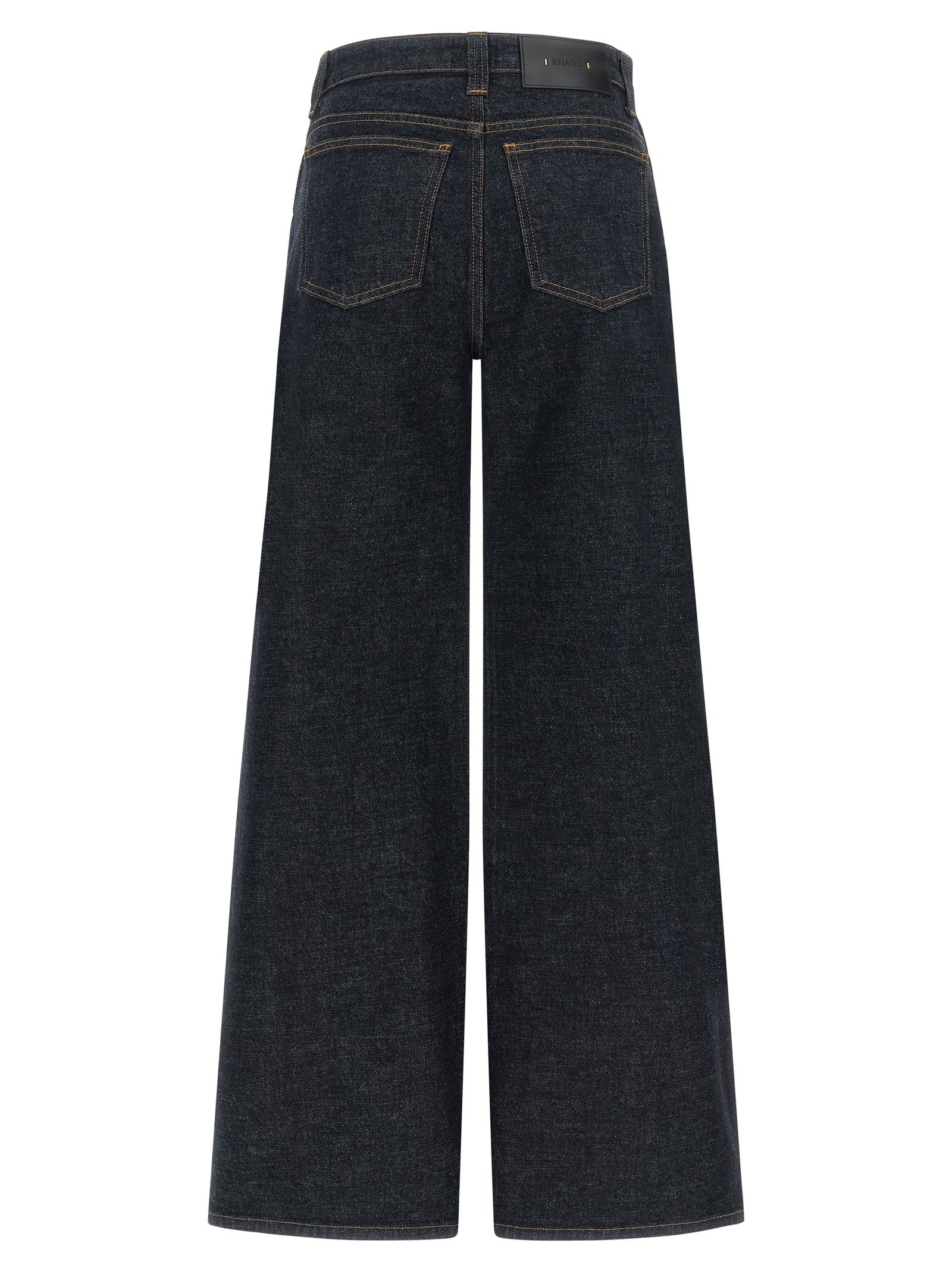Khaite Blue Cotton Flared Women's Jeans