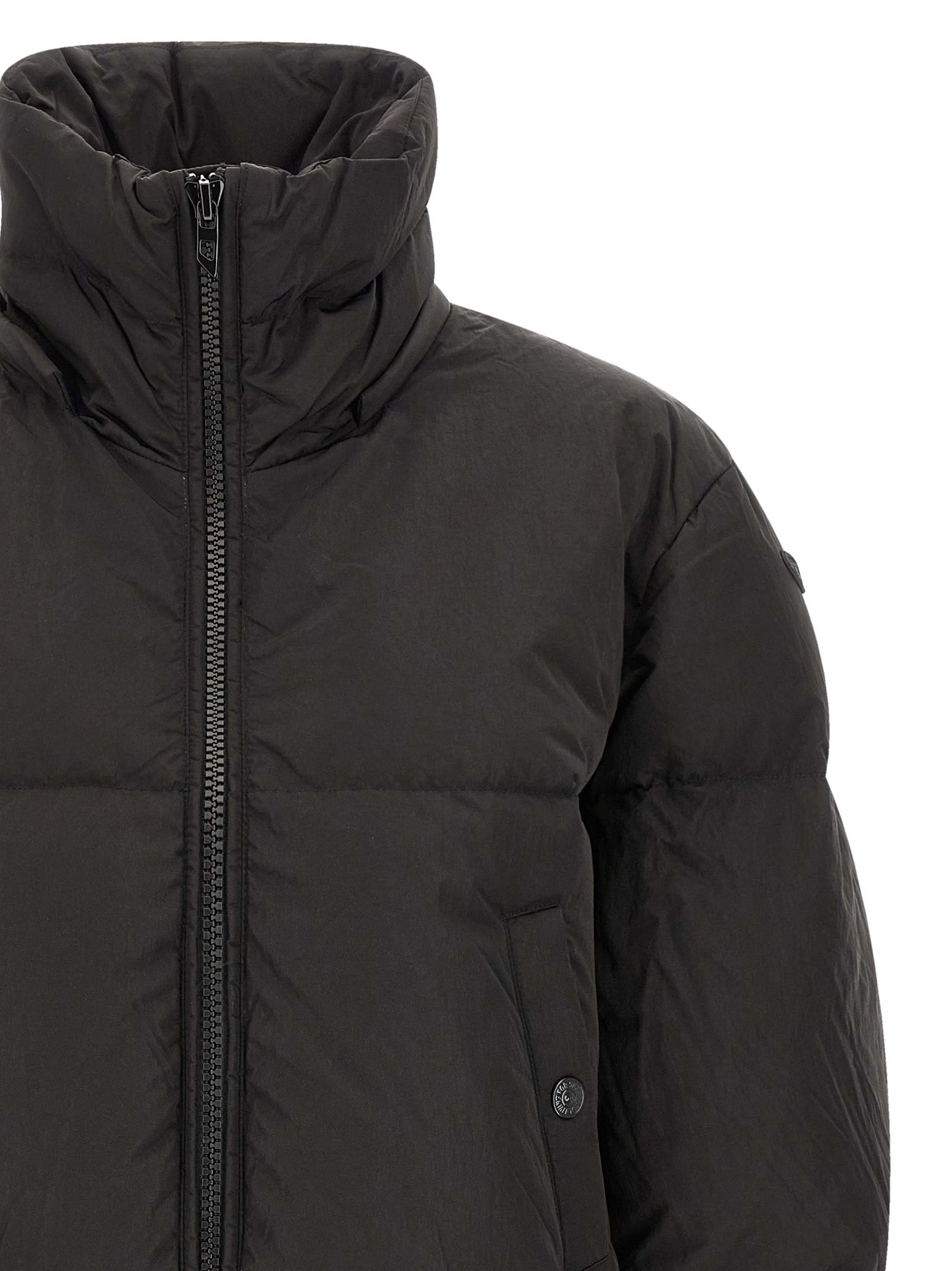 Diesel Black Polyamide Full-Length Women's Jacket
