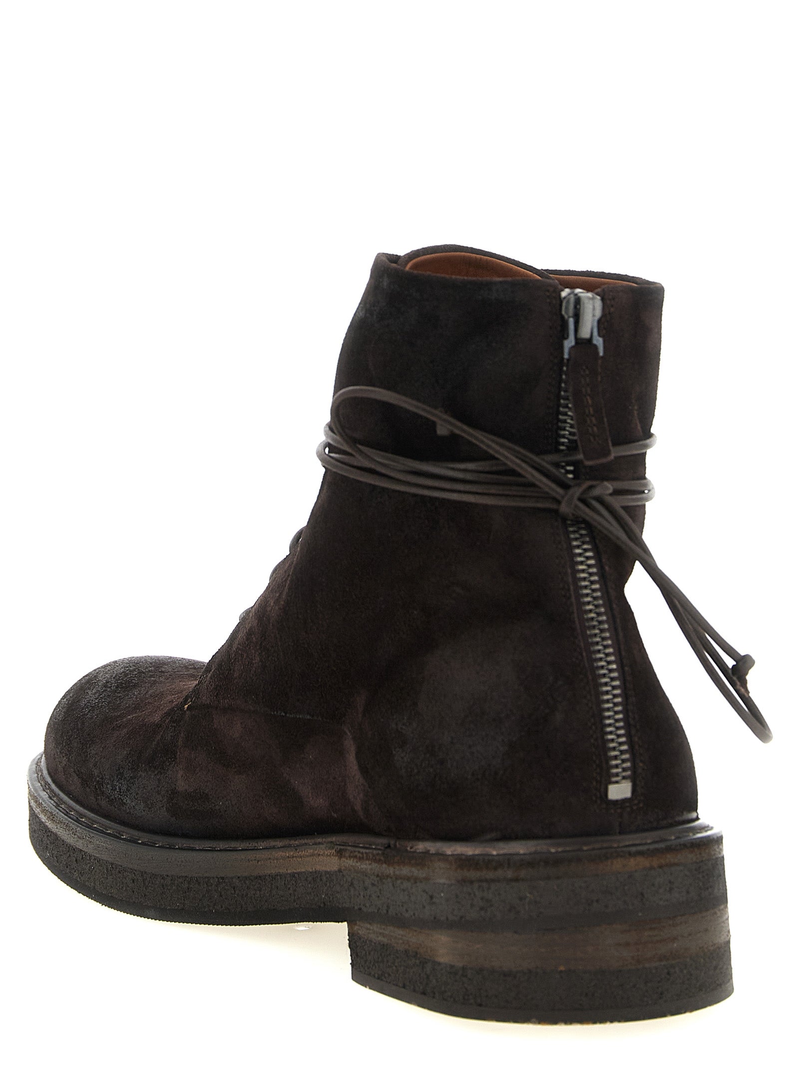 Marsell Brown Calfskin Chelsea Men's Boots