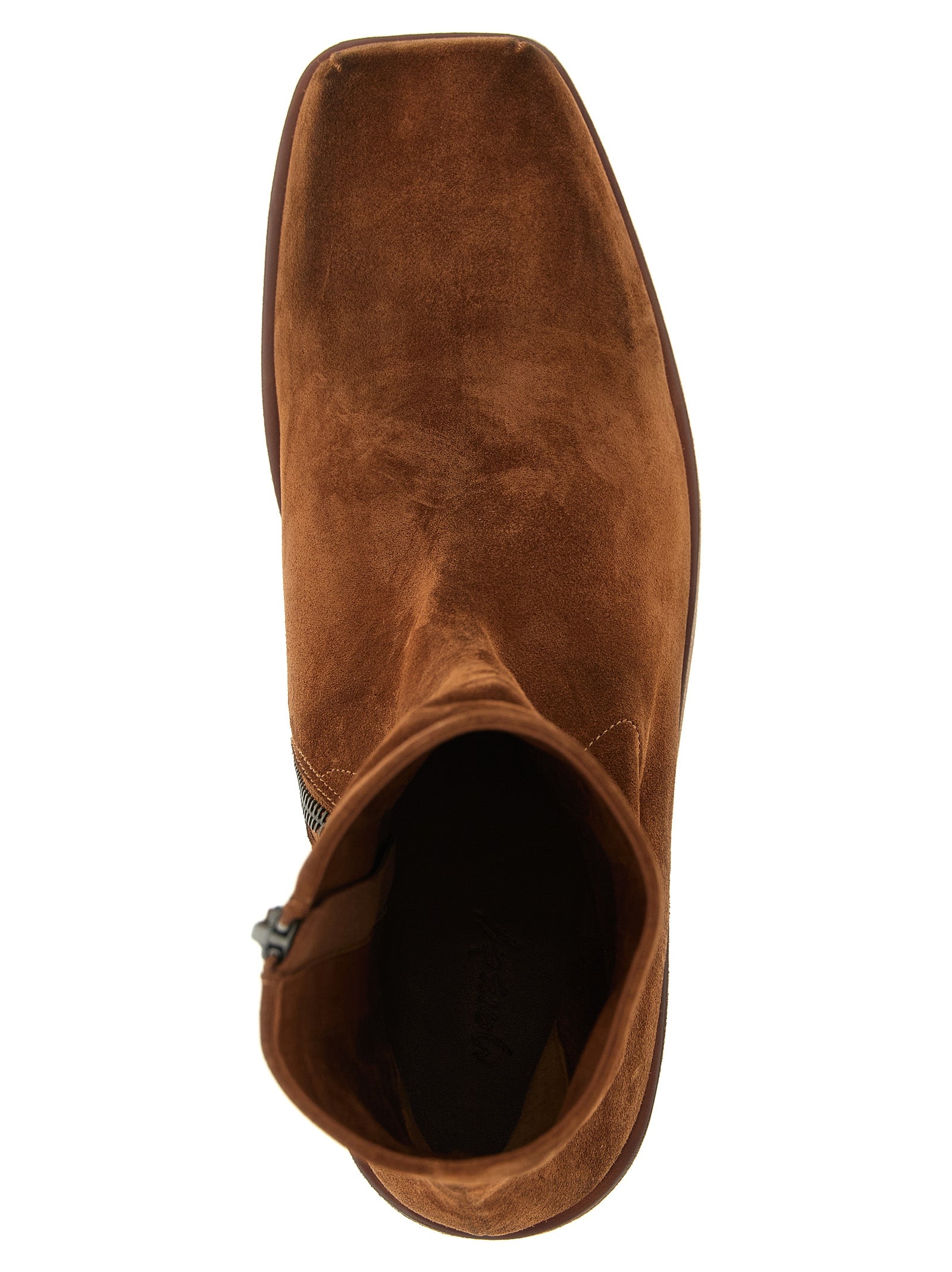 Marsell Brown Calfskin Ankle Men's Boots