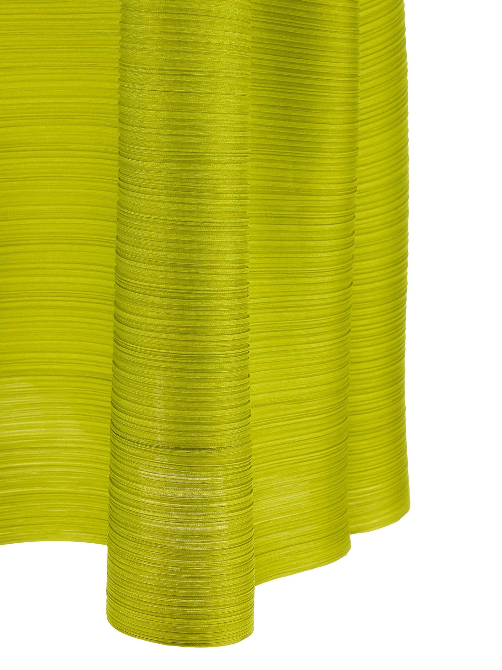 PLEATS PLEASE ISSEY MIYAKE Bicolor Polyester Midi Women's Dress